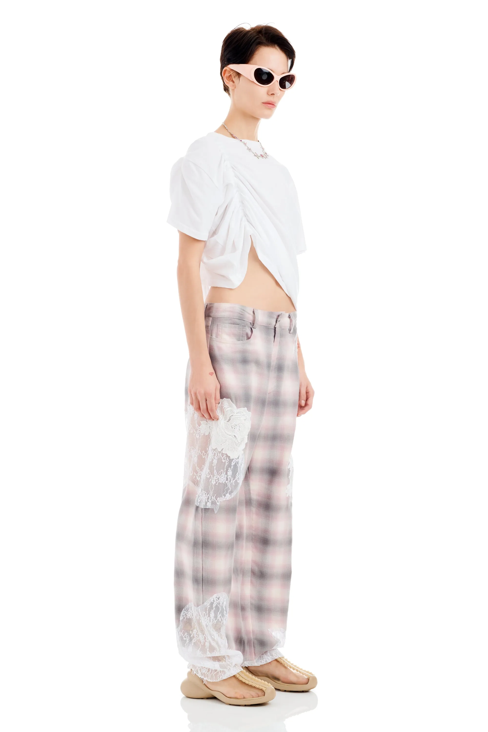 LAVENDER PLAID MIKAELA JEAN sold by Collina Strada product image thumbnail 4