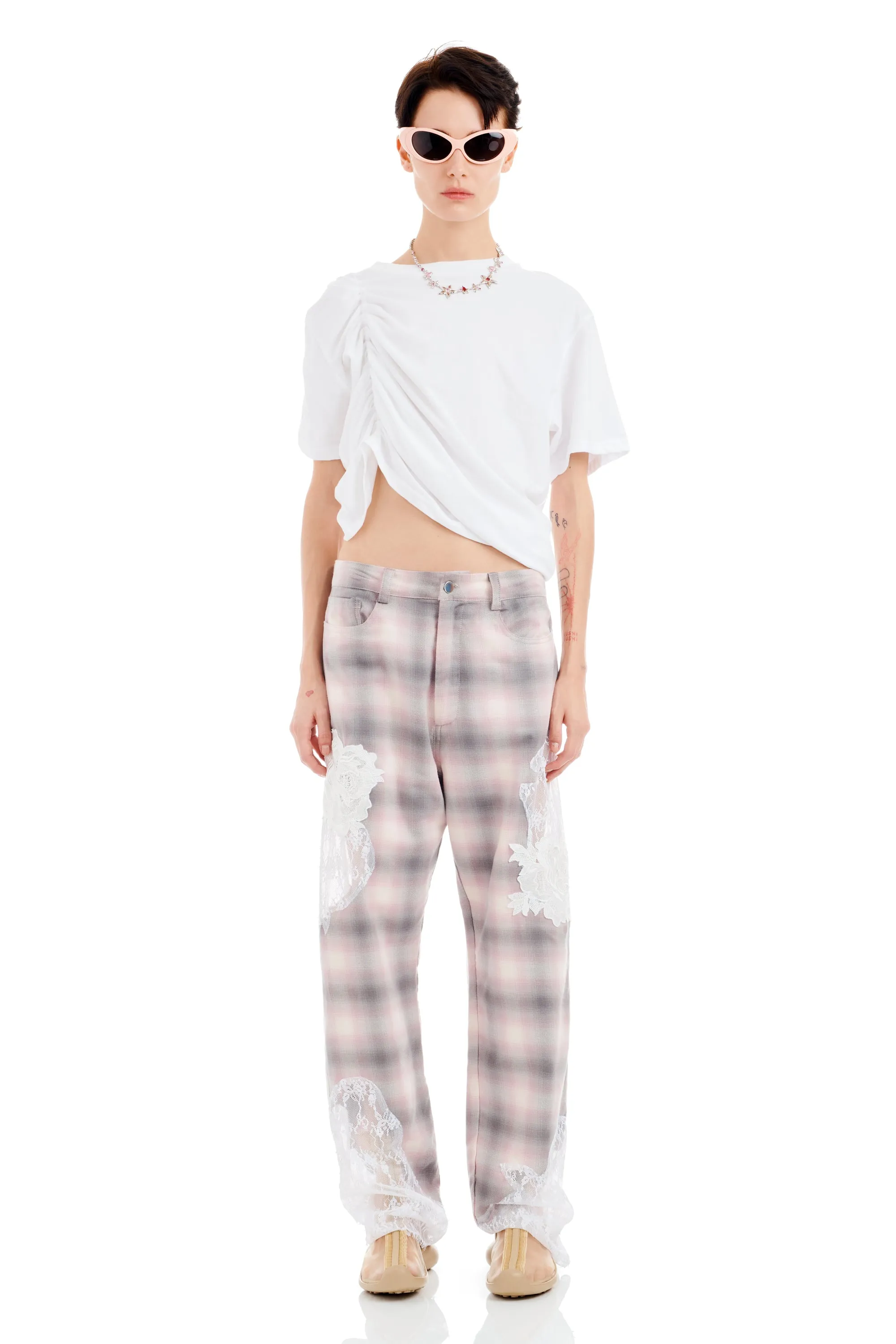 LAVENDER PLAID MIKAELA JEAN sold by Collina Strada product image thumbnail 3