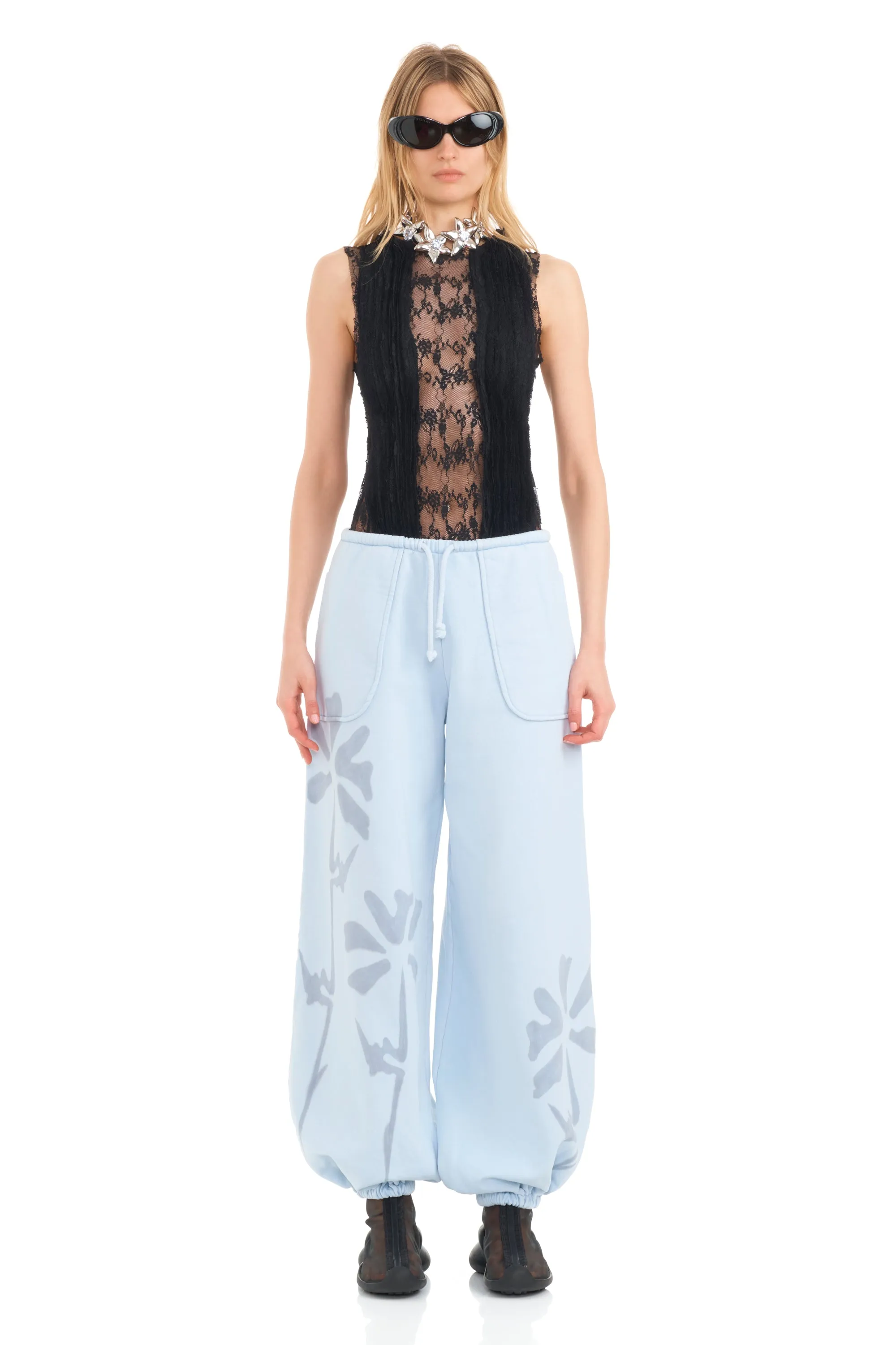 SKY FLOWERS XL SWEATPANT sold by Collina Strada