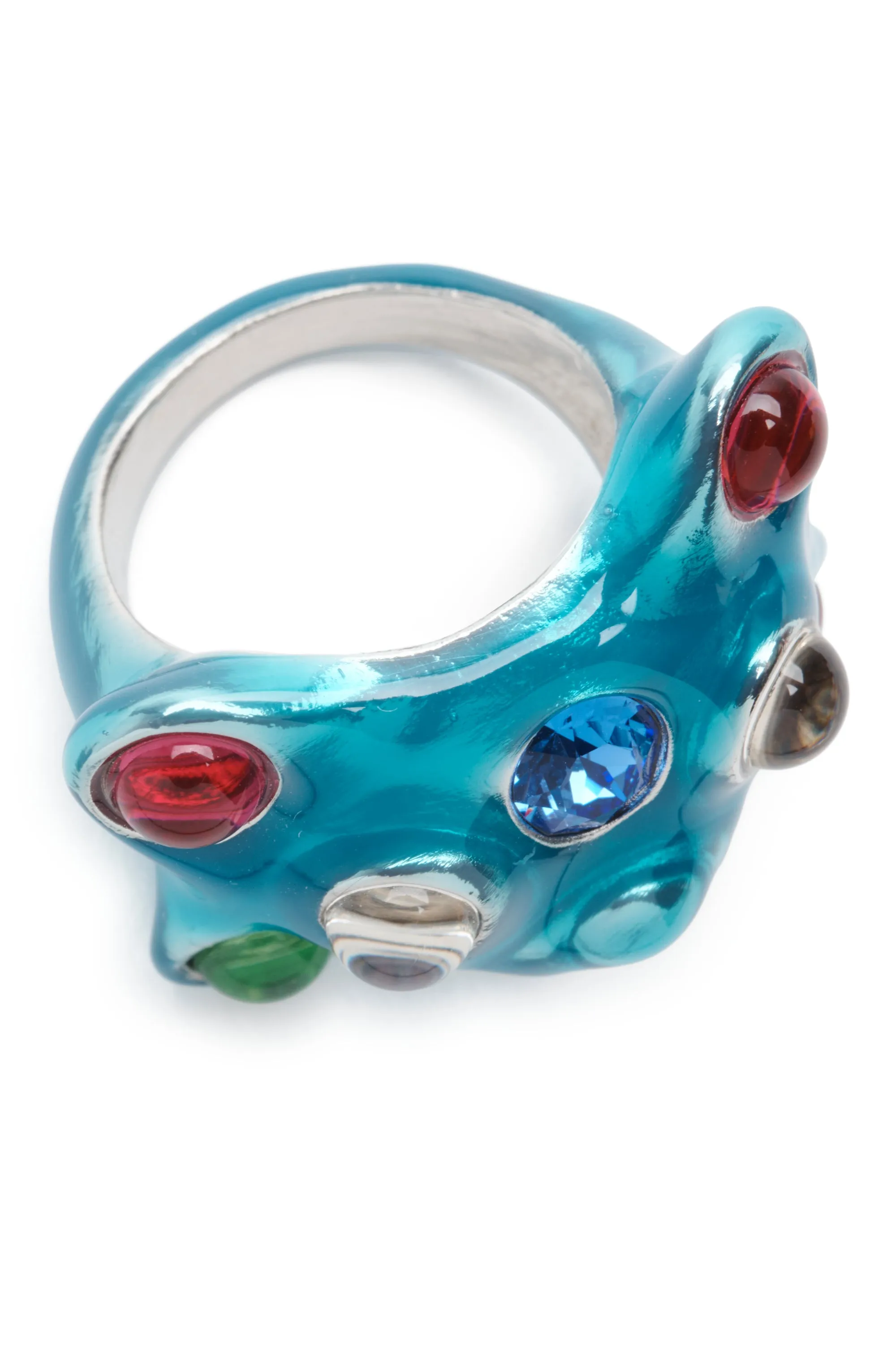 TURQUOISE TEDDY RING sold by Collina Strada product image thumbnail 3
