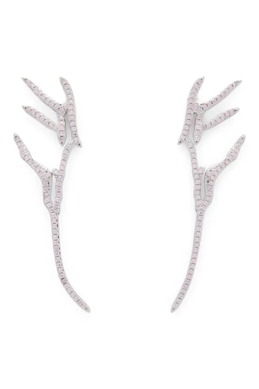 SOFT PINK WING EARRINGS sold by Collina Strada