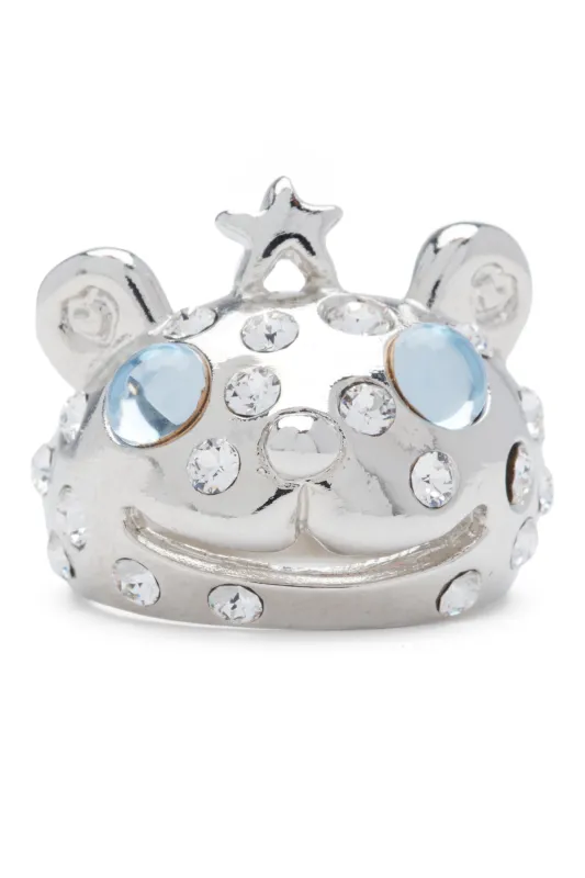 SILVER SKY FRECKLES PRINCESS BEAR RING sold by Collina Strada