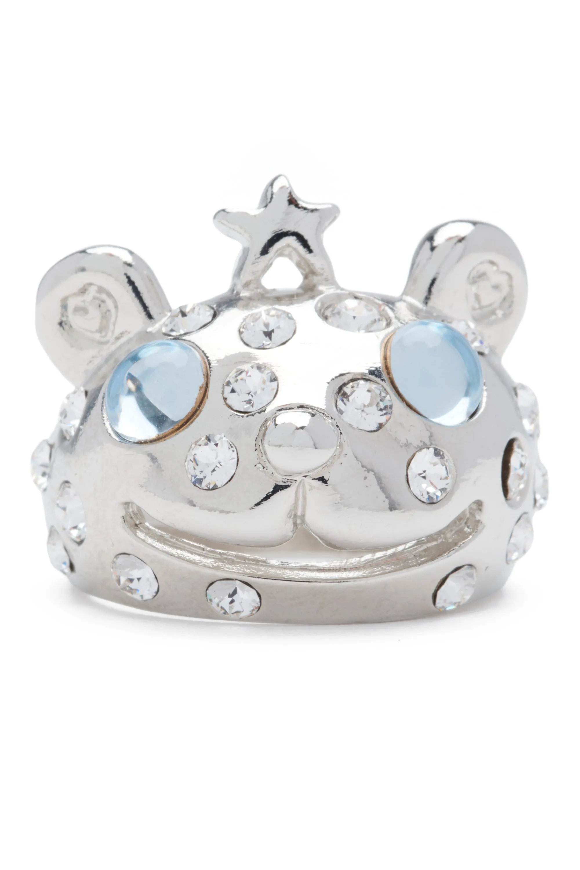 SILVER SKY FRECKLES PRINCESS BEAR RING sold by Collina Strada