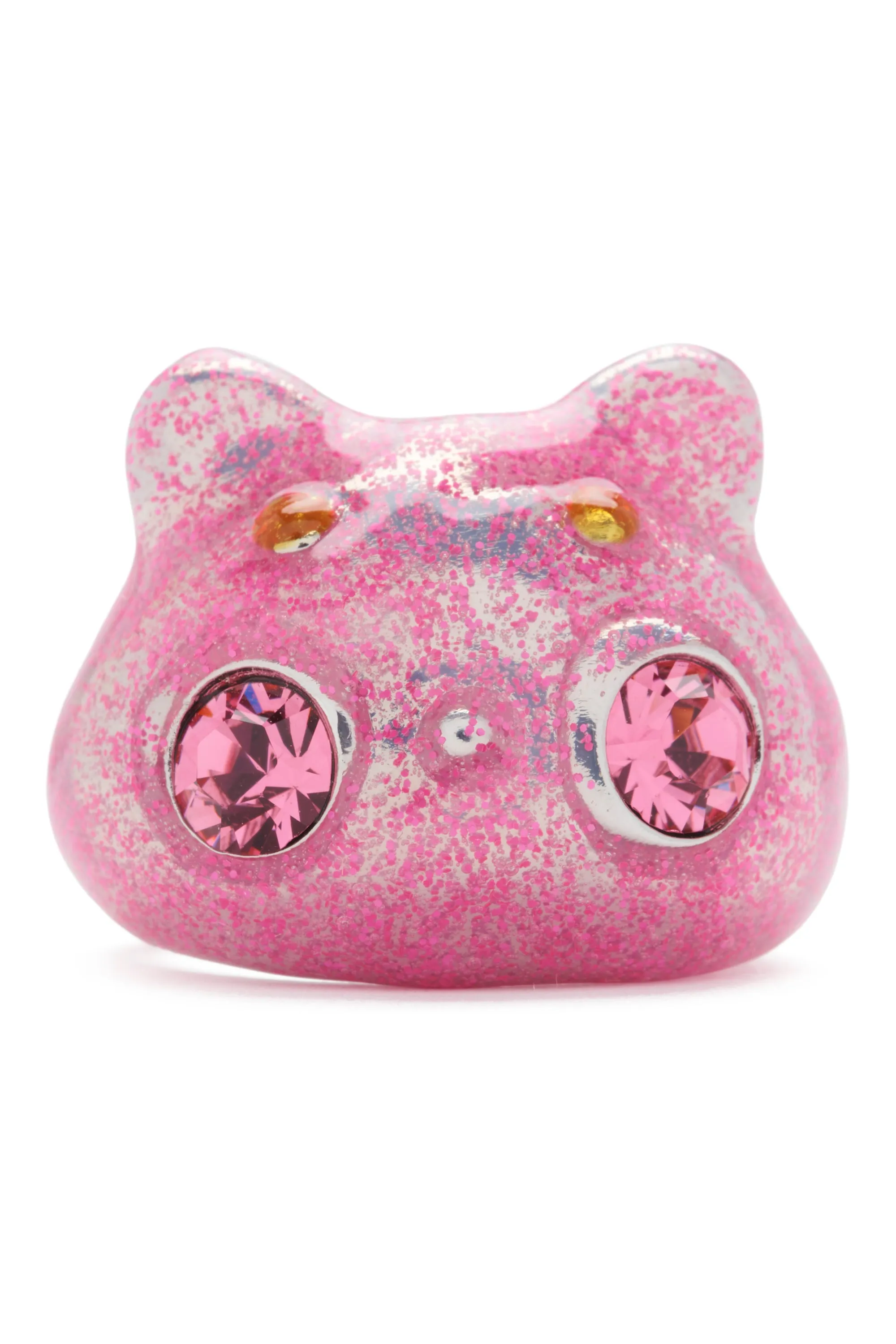 LIGHT PINK GLITTER BUG RING sold by Collina Strada