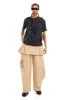 CHARCOAL FLOWER PAINTED TEE sold by Collina Strada