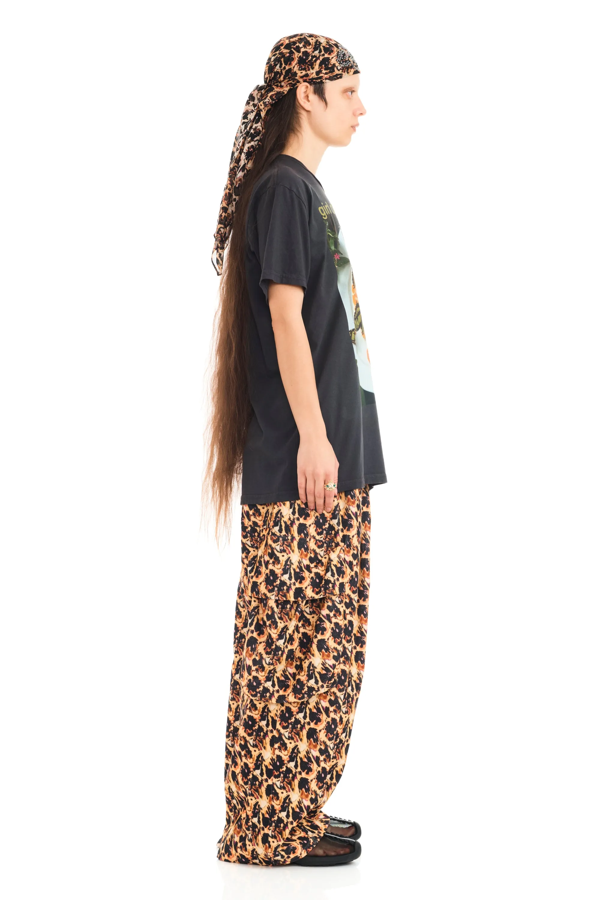 GIRL DINNER RHINESTONE GRAPHIC TEE sold by Collina Strada product image thumbnail 4