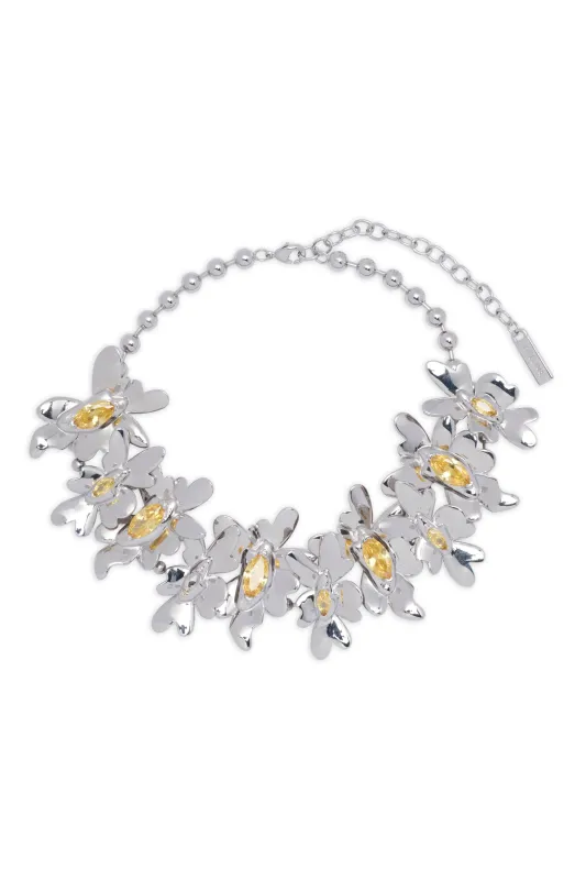 LEMON MEGA DAISY NECKLACE made by Collina Strada