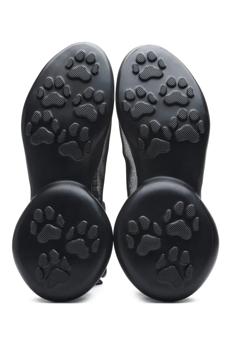 BLACK MESH RUFL BOOTS sold by Collina Strada product image thumbnail 4