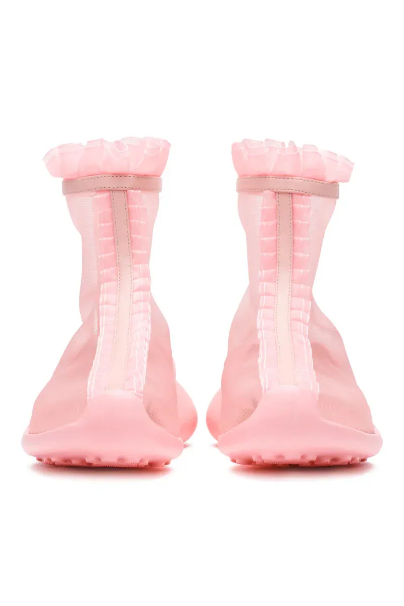 PINK MESH RUFL BOOTS sold by Collina Strada product image thumbnail 4