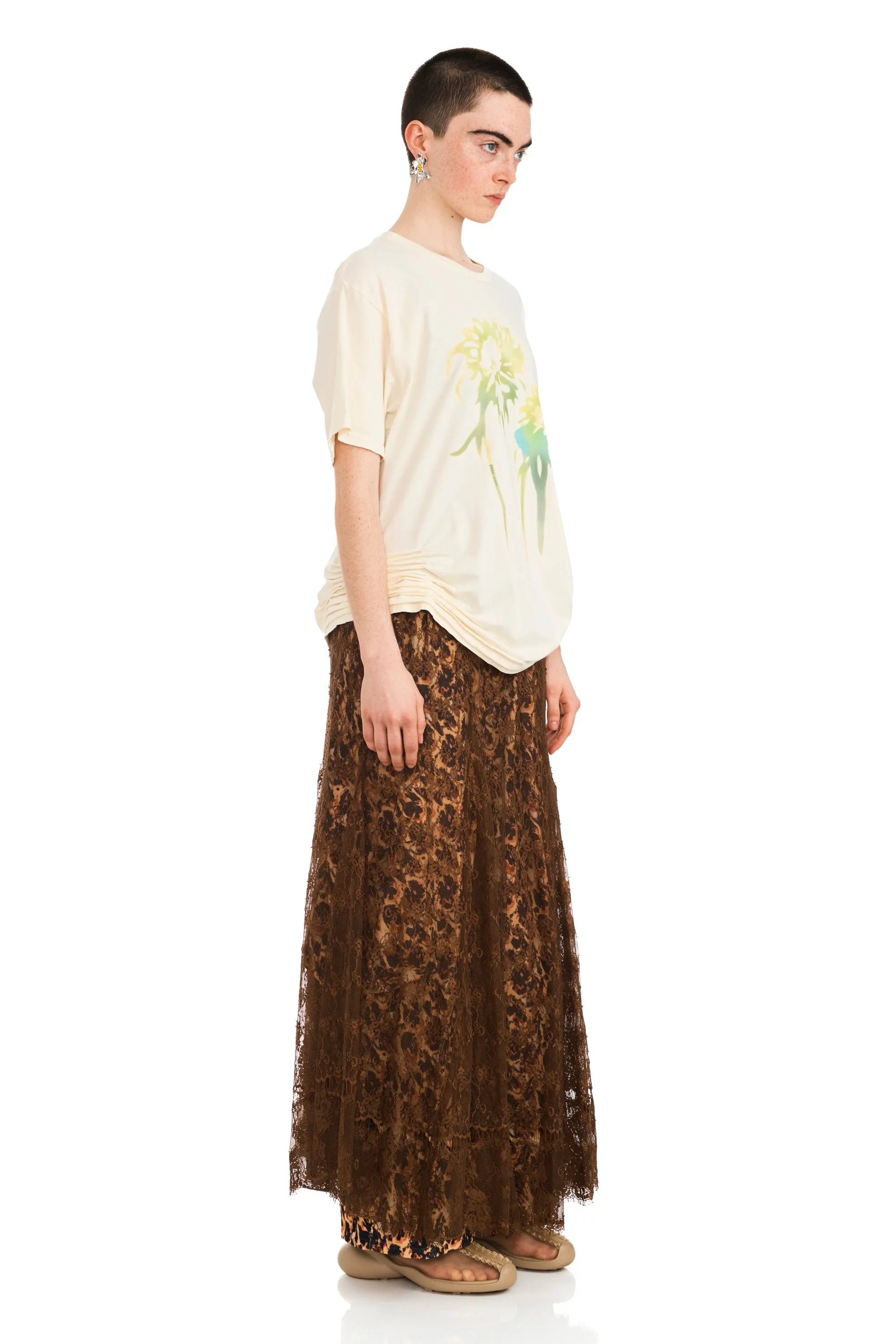 BUTTER FADED FLOWER KATINA TEE sold by Collina Strada product image thumbnail 3