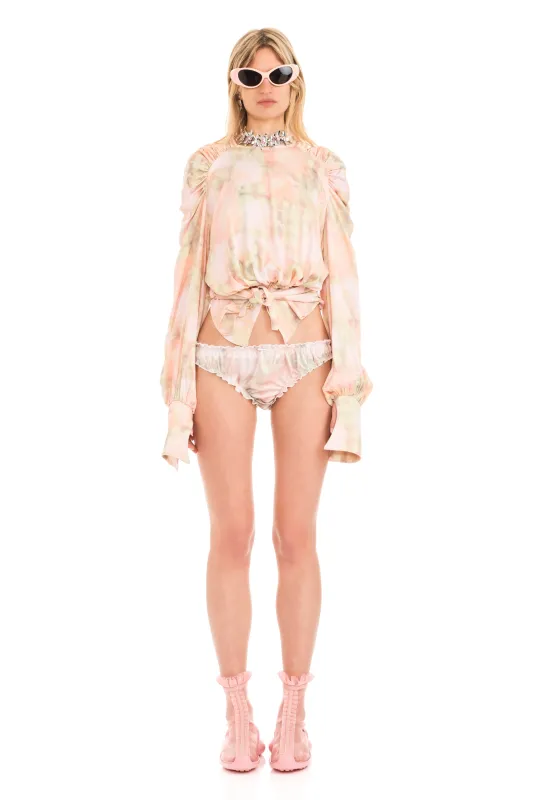 WASHED DAISY PLAID MAGNOLIA PANTY made by Collina Strada