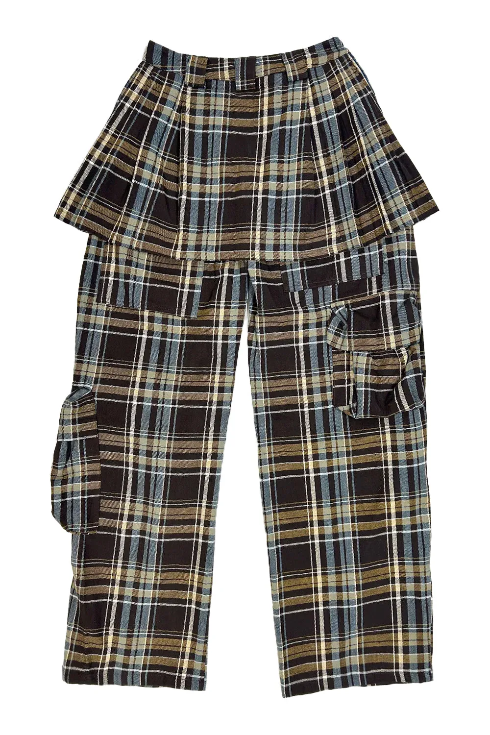 LOAM PLAID LAWN SKIRT CARGO PANT sold by Collina Strada product image thumbnail 2