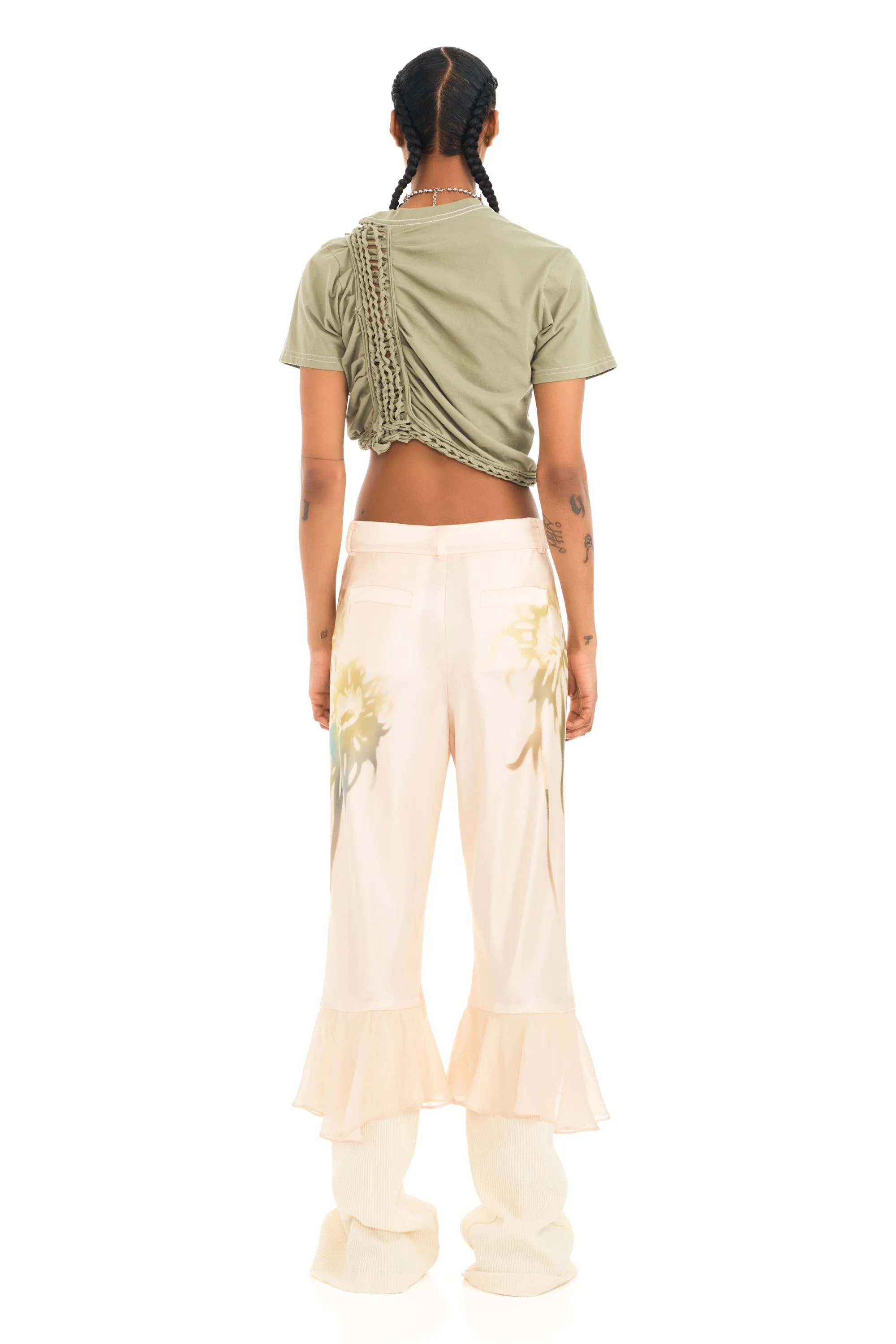 BUTTER FADED FLOWER GERANIUM TROUSER sold by Collina Strada product image thumbnail 5