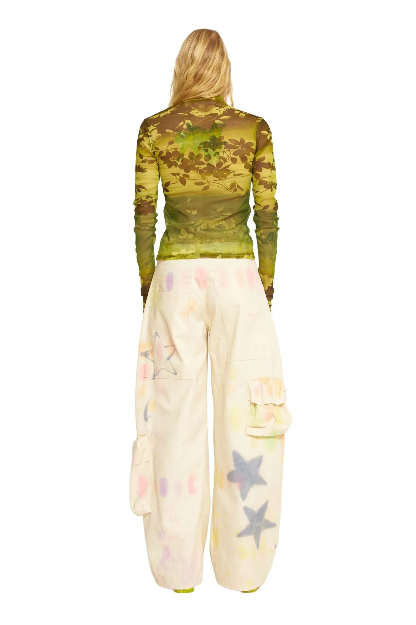 STAR BURST LAWN CARGO PANT sold by Collina Strada product image thumbnail 5