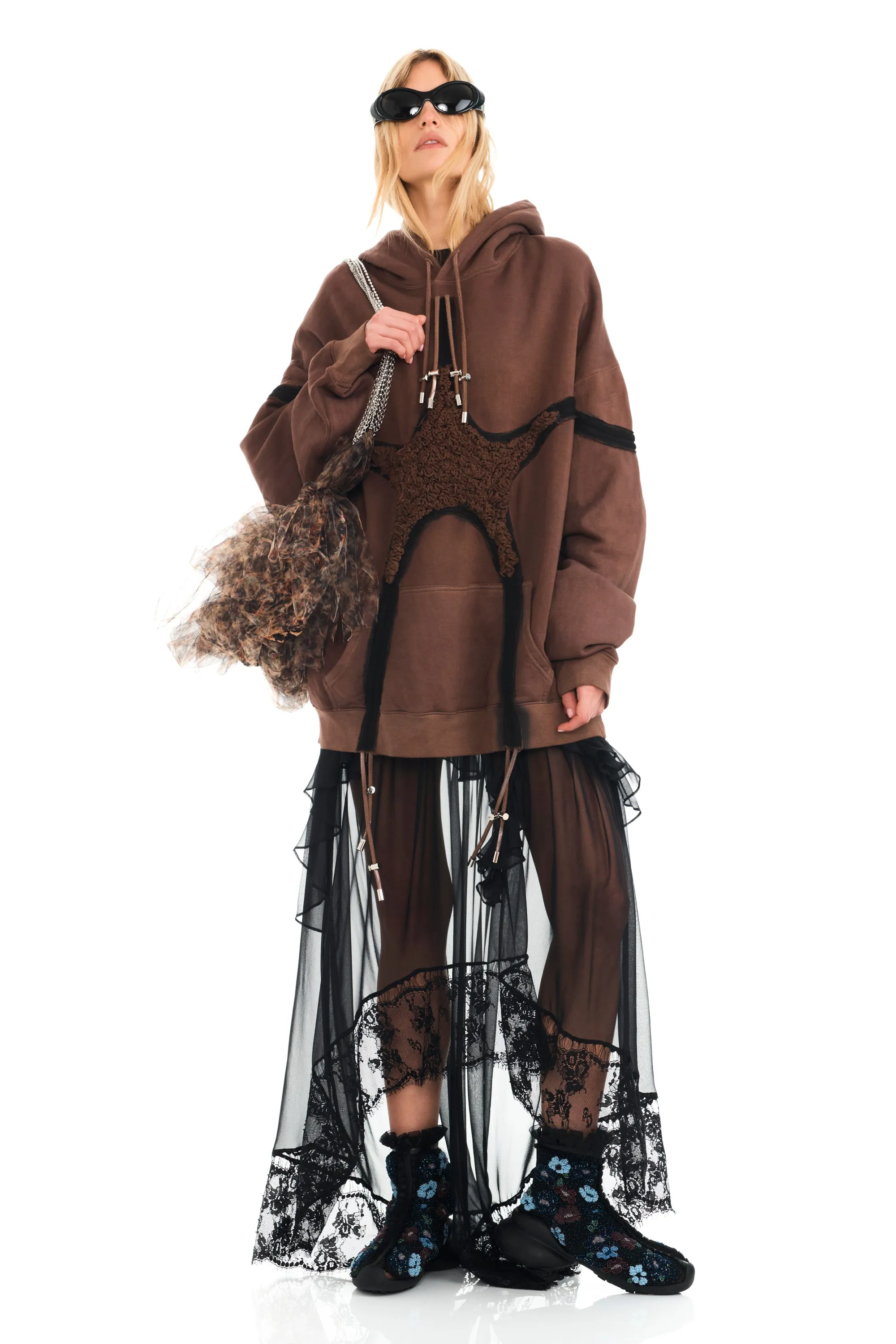 EARTH STARBURST SOFT STAR HOODIE sold by Collina Strada product image thumbnail 2