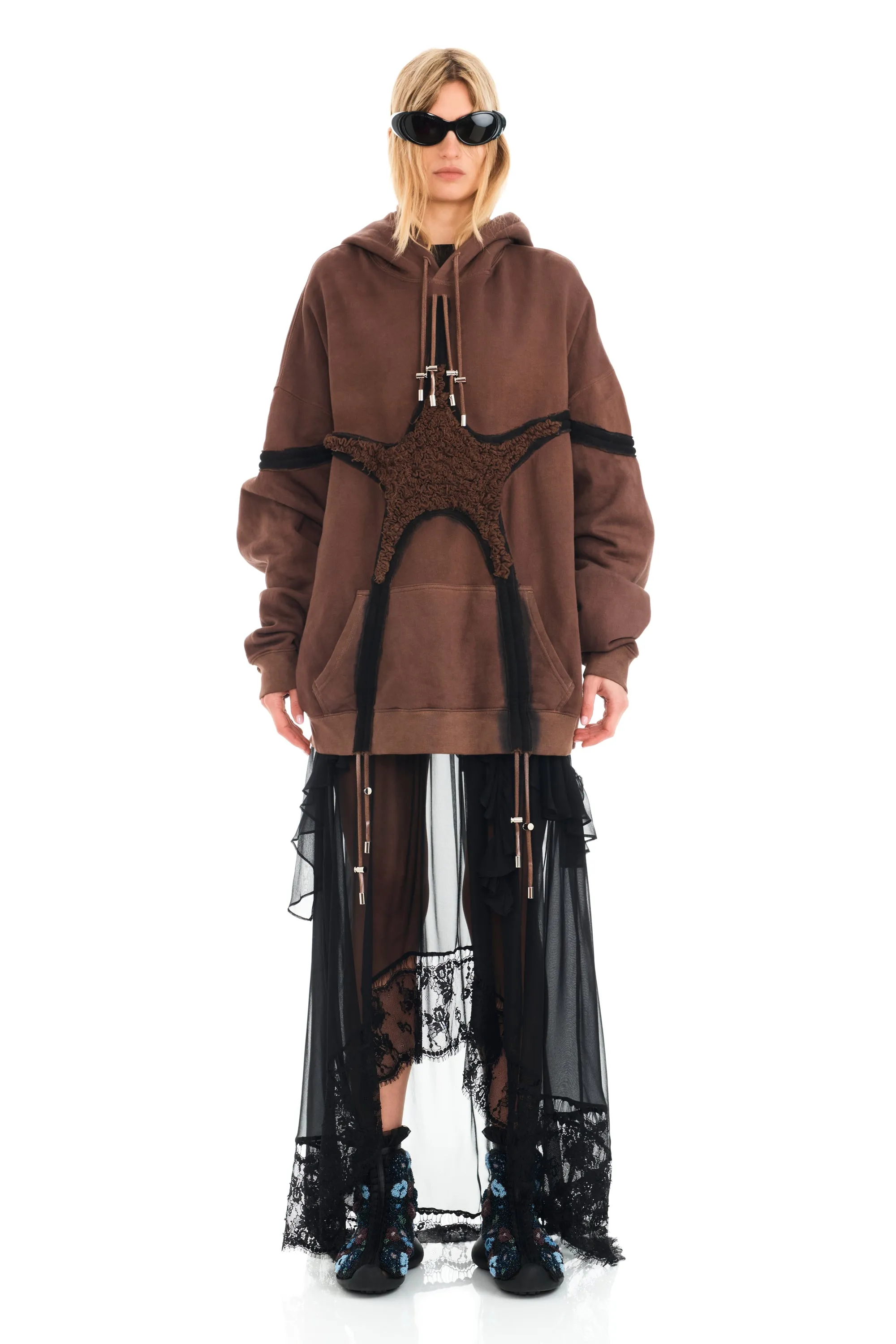 EARTH STARBURST SOFT STAR HOODIE sold by Collina Strada