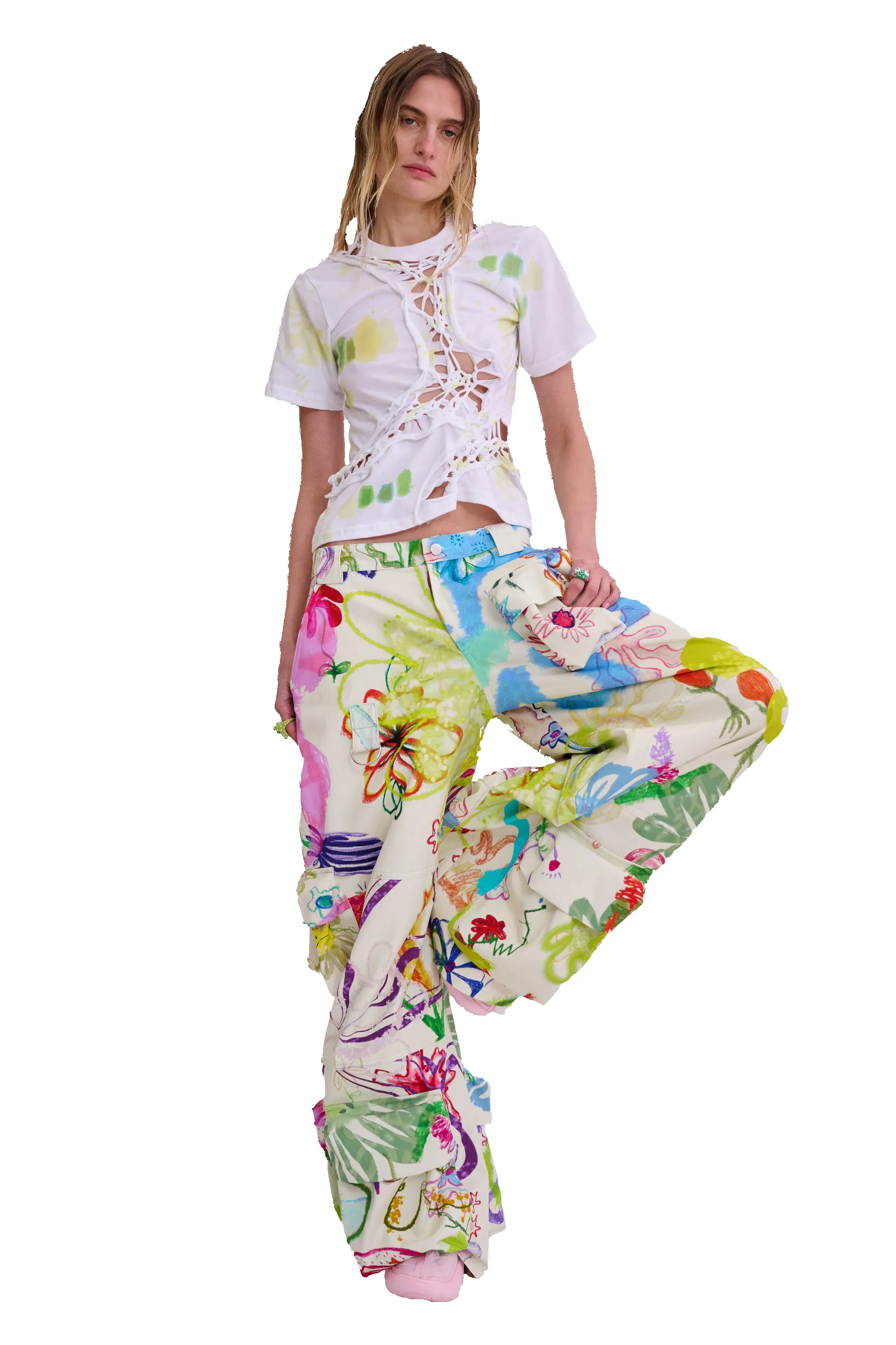 LIME STARBURST TOSH TEE sold by Collina Strada product image thumbnail 4