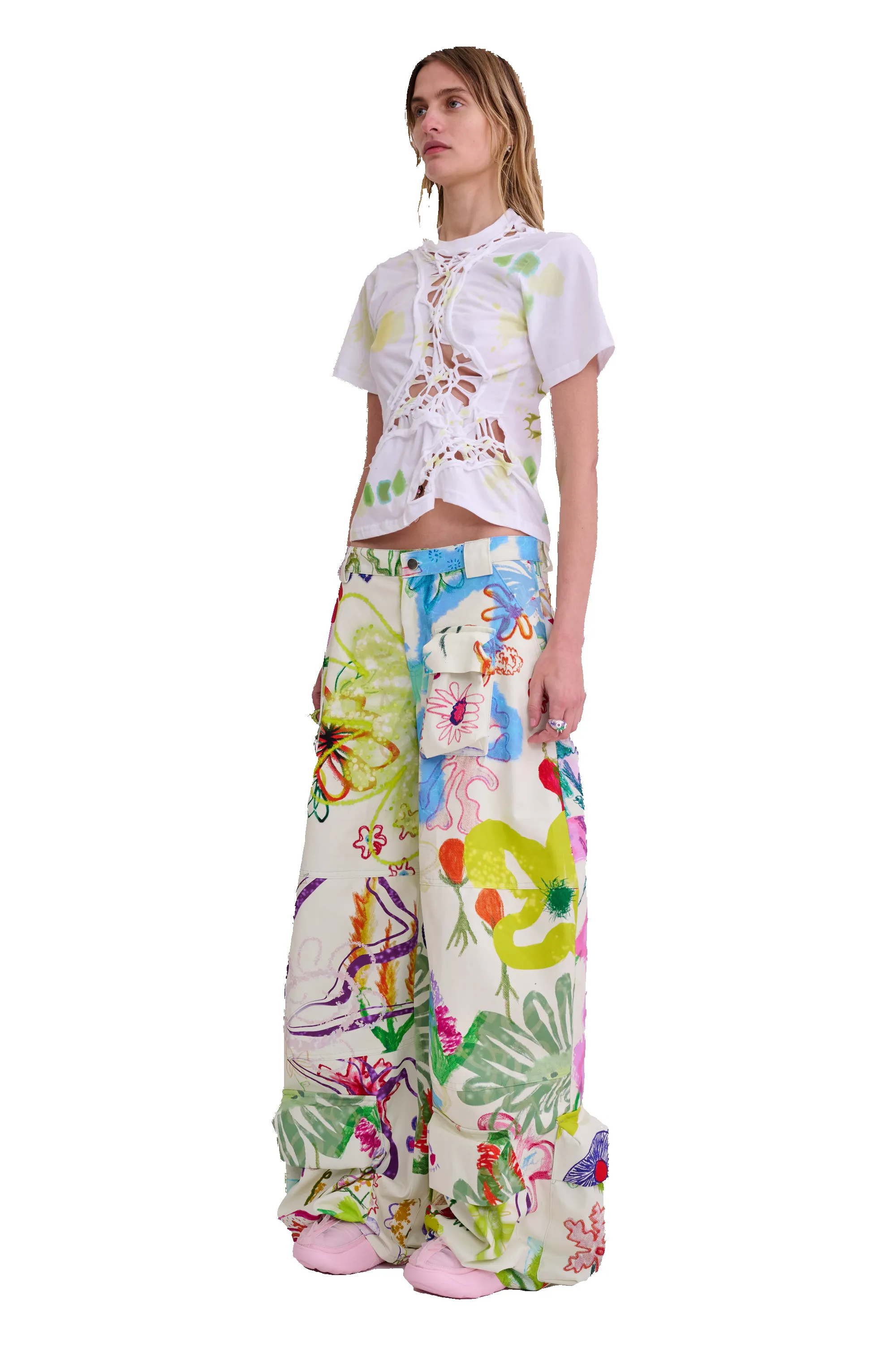 LIME STARBURST TOSH TEE sold by Collina Strada product image thumbnail 5