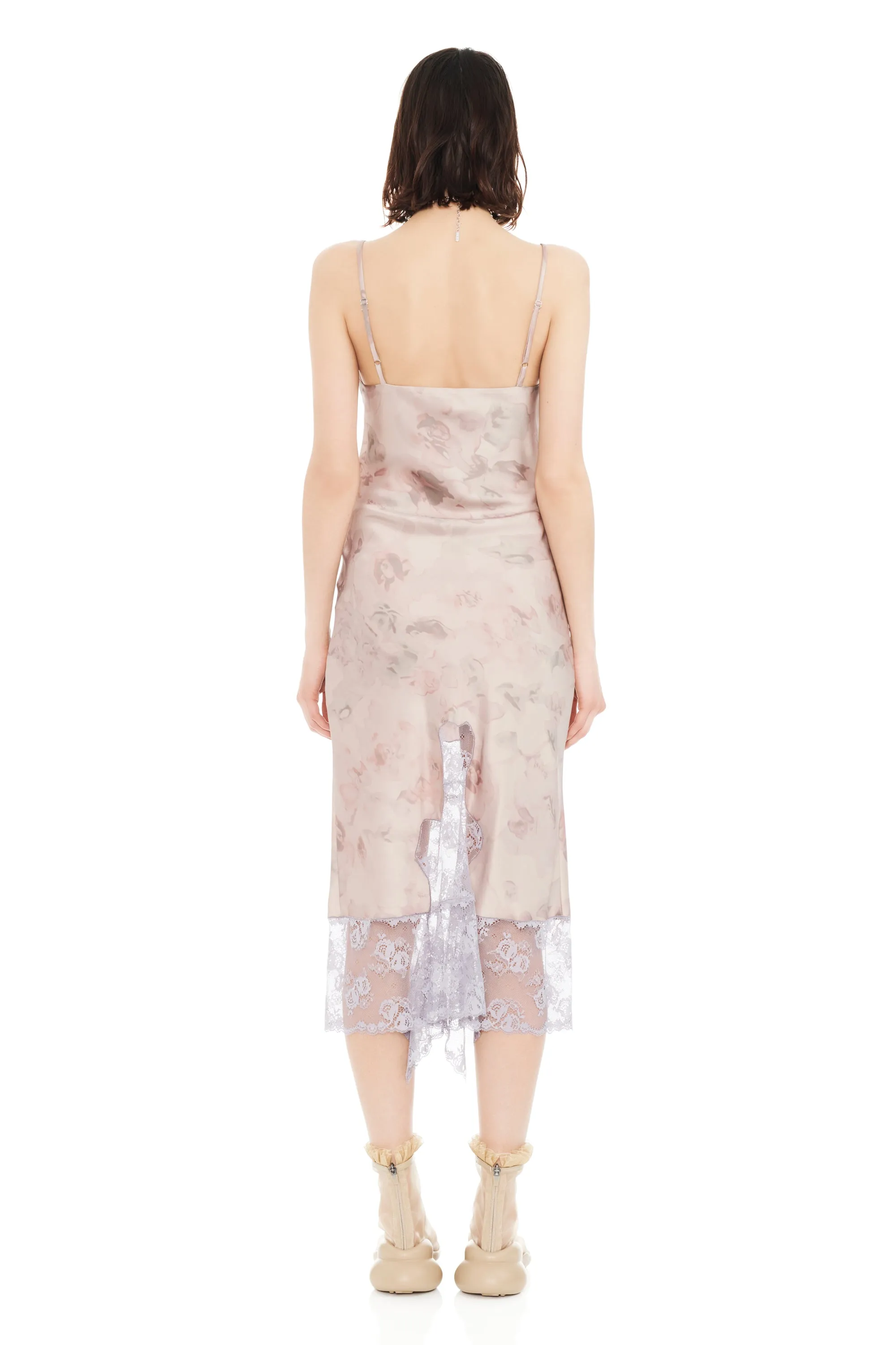 BEIGE WATERCOLOR ROSES CYPRESS DRESS sold by Collina Strada product image thumbnail 4