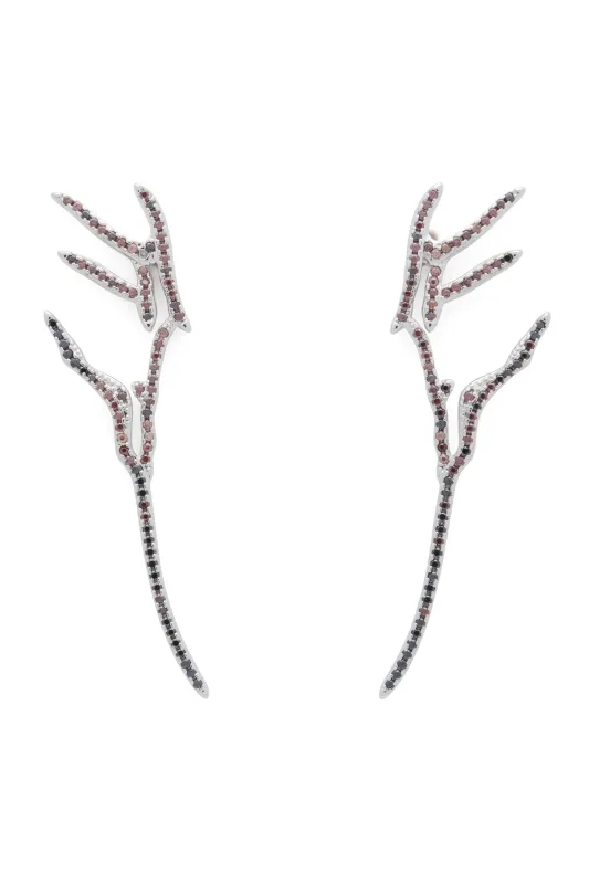 EARTH PAVE WING EARRINGS sold by Collina Strada