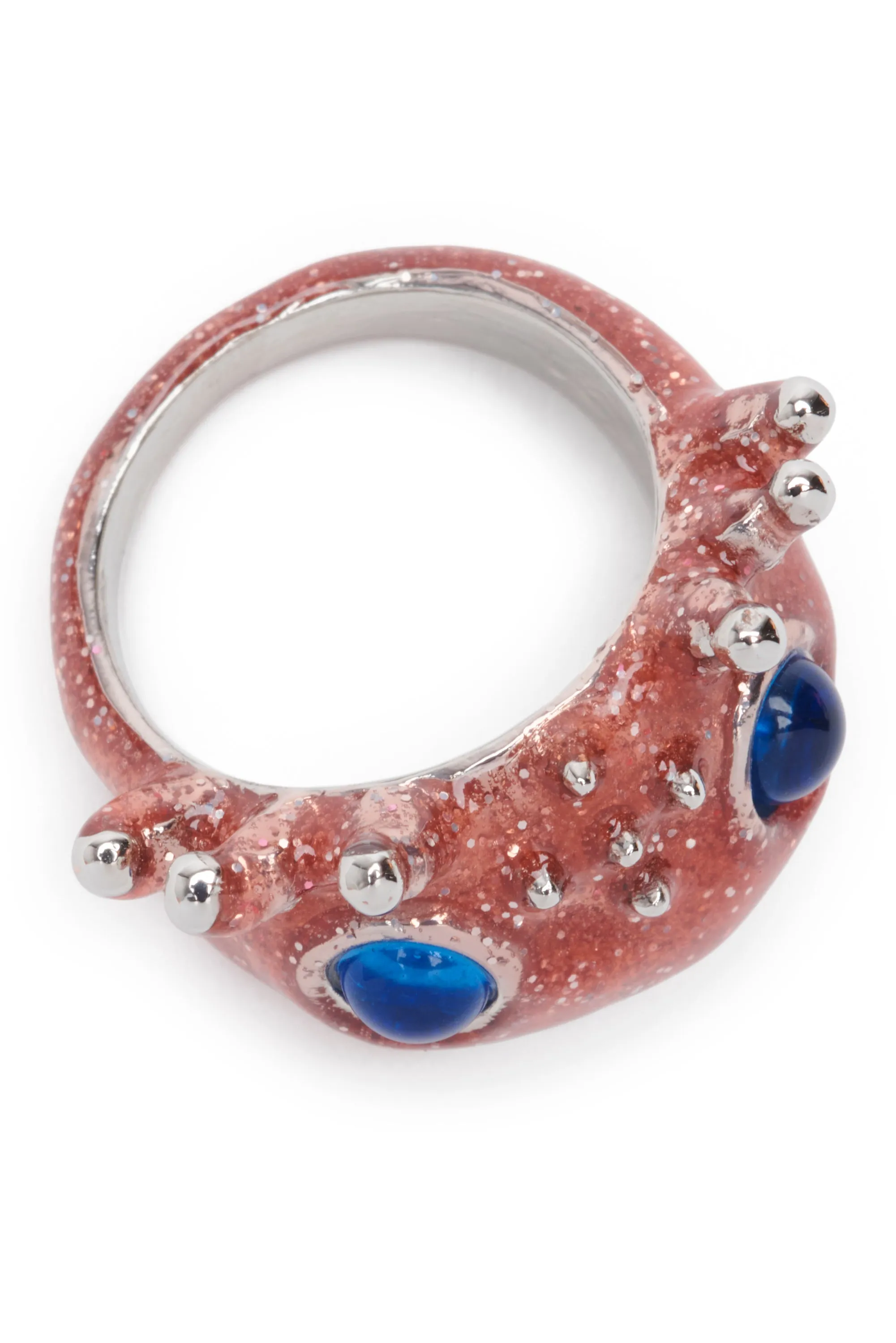 ROSE GLITTER AXOLOTL RING sold by Collina Strada product image thumbnail 3