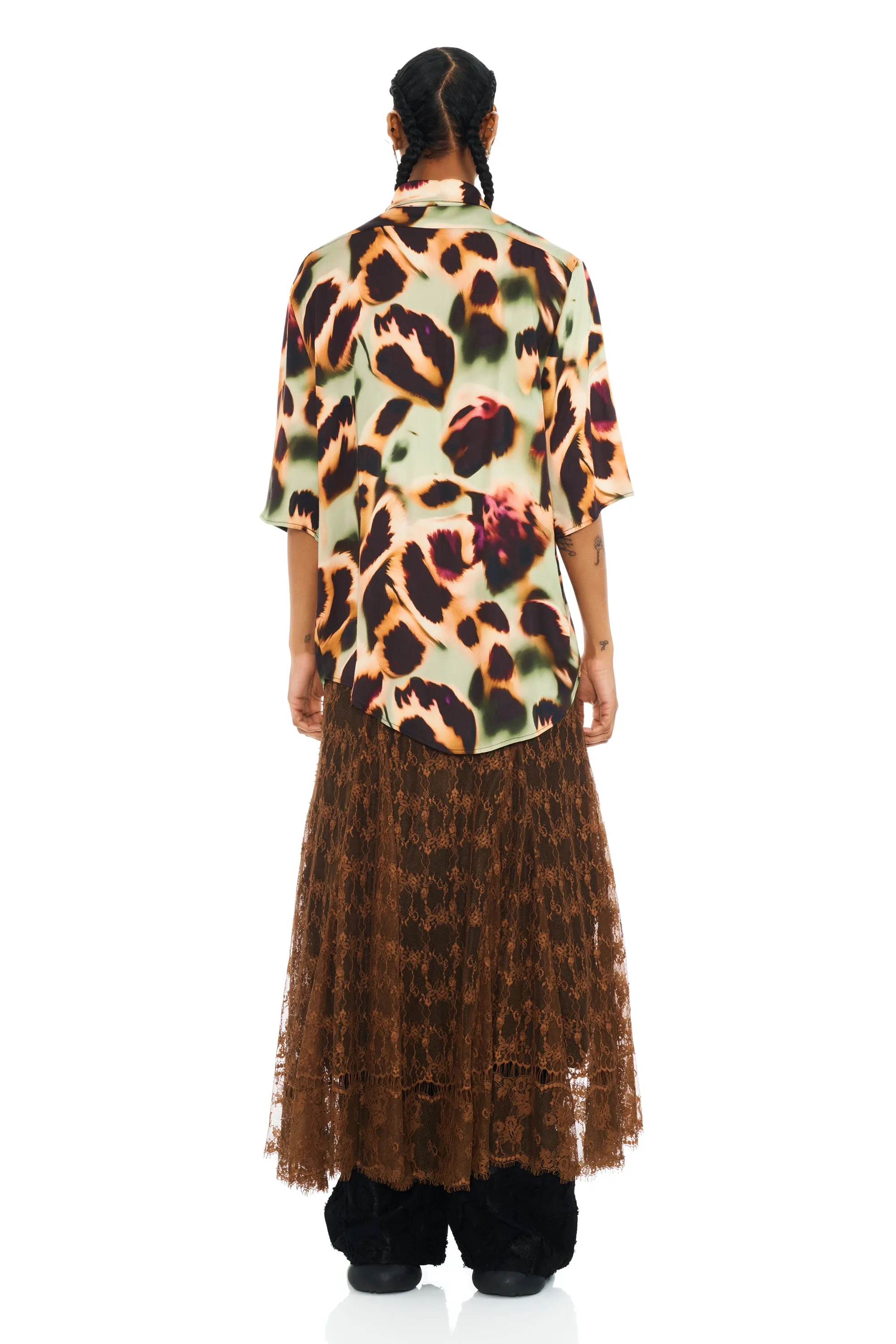 DRIPPY LEOPARD SUNNY BUTTON UP sold by Collina Strada product image thumbnail 4