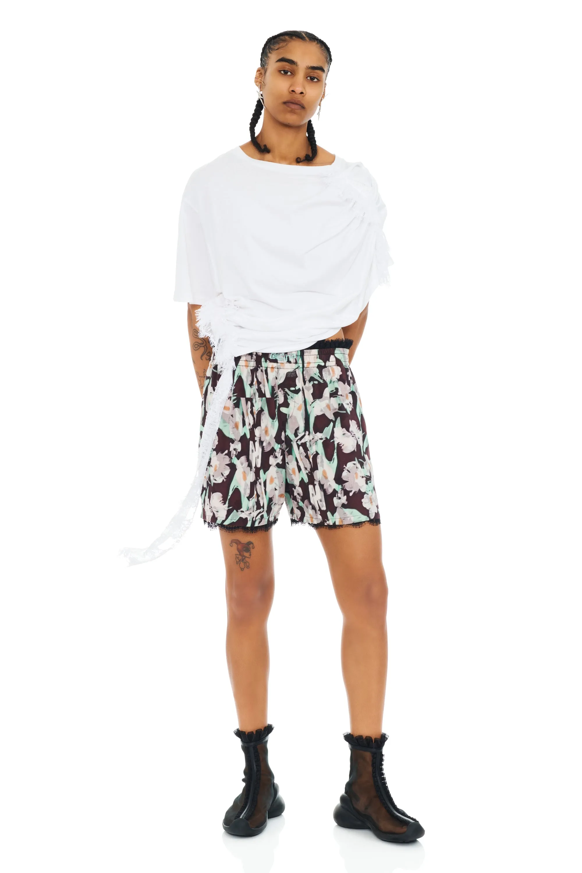 BLACK PAINTED DAISY MINI ODEON BOXER sold by Collina Strada product image thumbnail 5