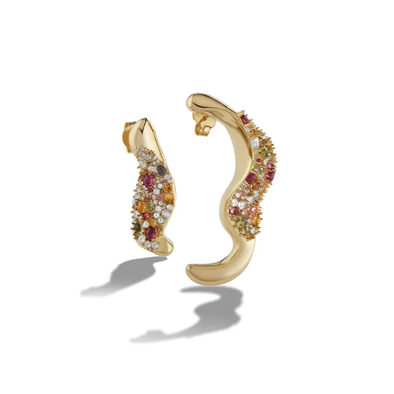 Encrusted Abstract Earrings sold by Collina Strada