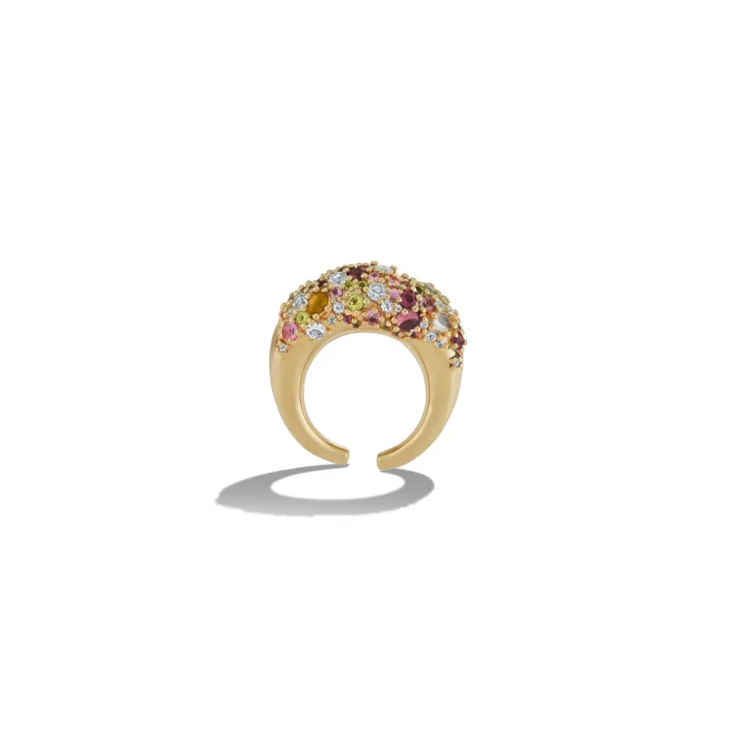 Encrusted Abstract Ear Cuff sold by Collina Strada