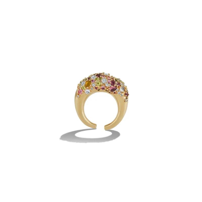 Encrusted Abstract Ear Cuff sold by Collina Strada