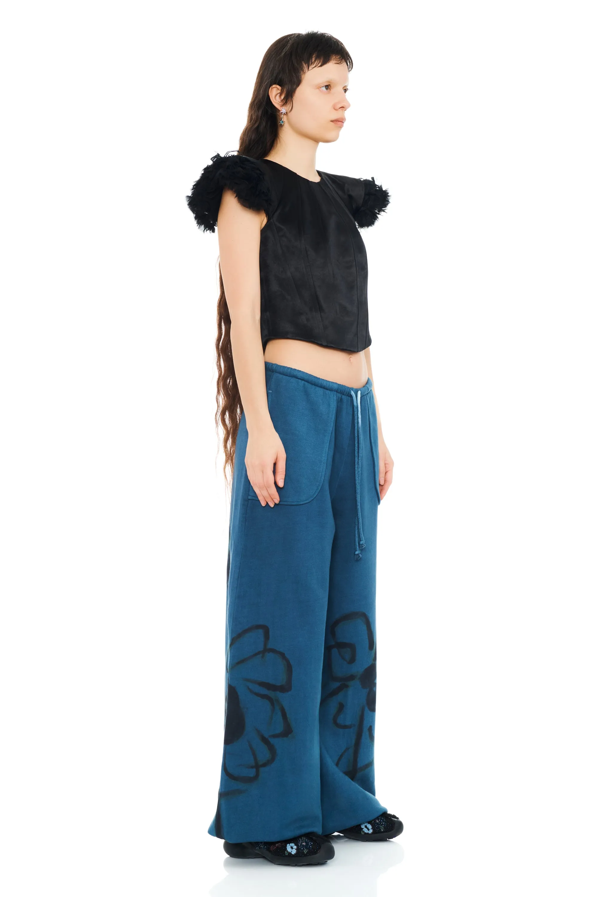 NAVY BUG BALLOON SWEATPANT sold by Collina Strada product image thumbnail 3