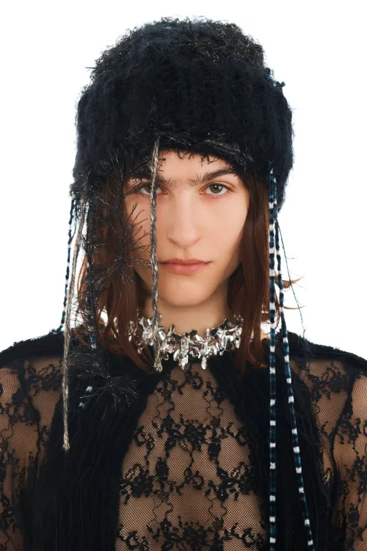 DISCO PLAID WINTER HAT made by Collina Strada