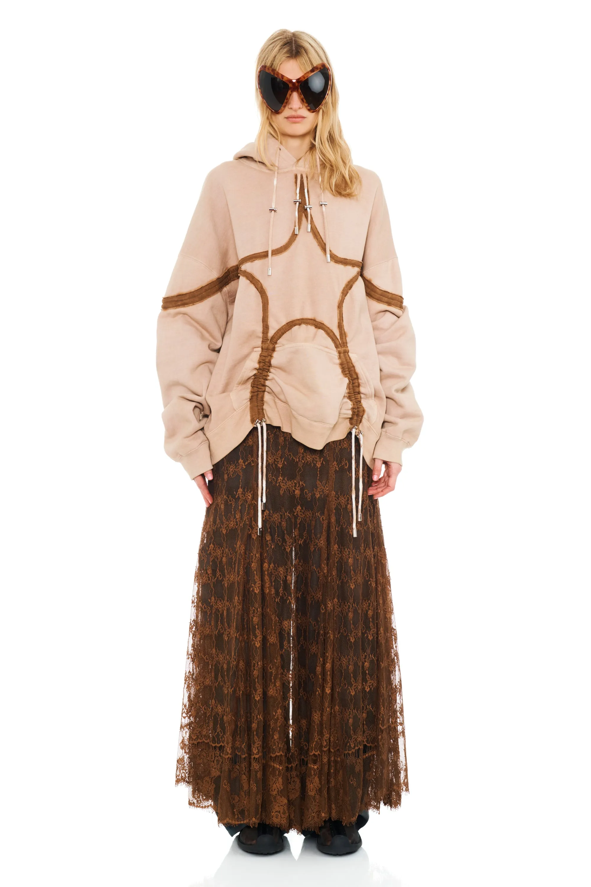 CAMEL STAR HOODIE sold by Collina Strada