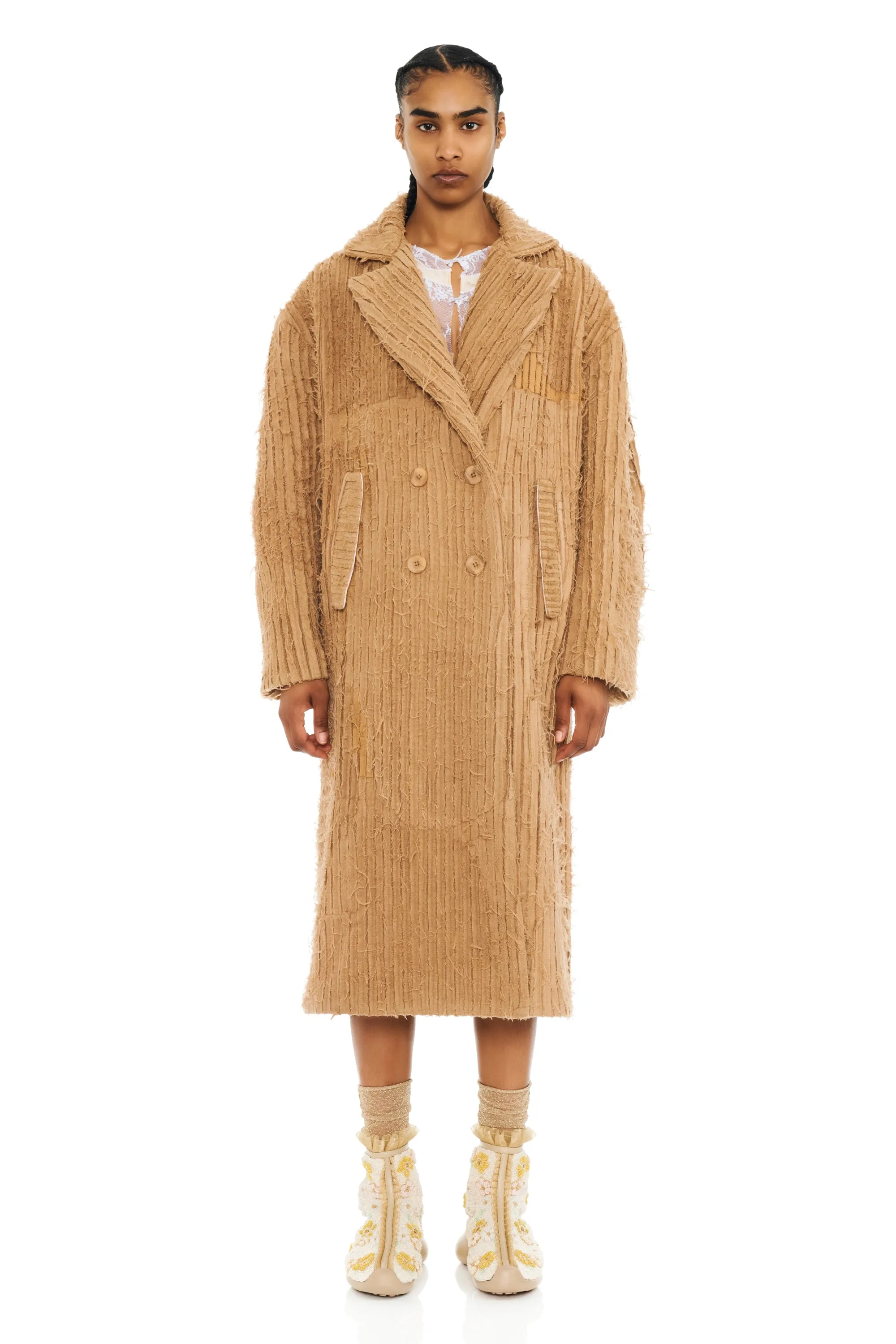 CAMEL PAW PAW COAT sold by Collina Strada product image thumbnail 4