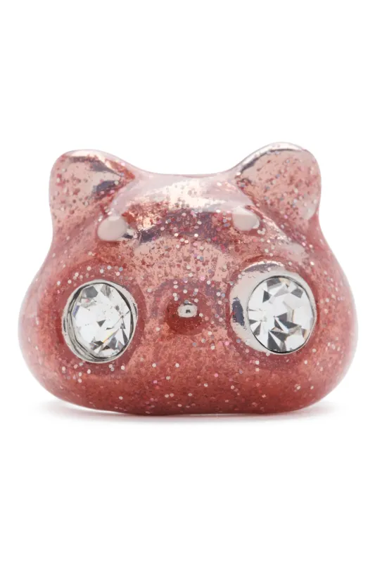 ROSE GLITTER BUG RING sold by Collina Strada