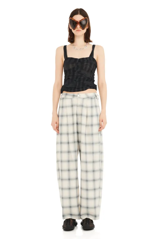 CLOUDY PLAID CATCHFLY PANT sold by Collina Strada