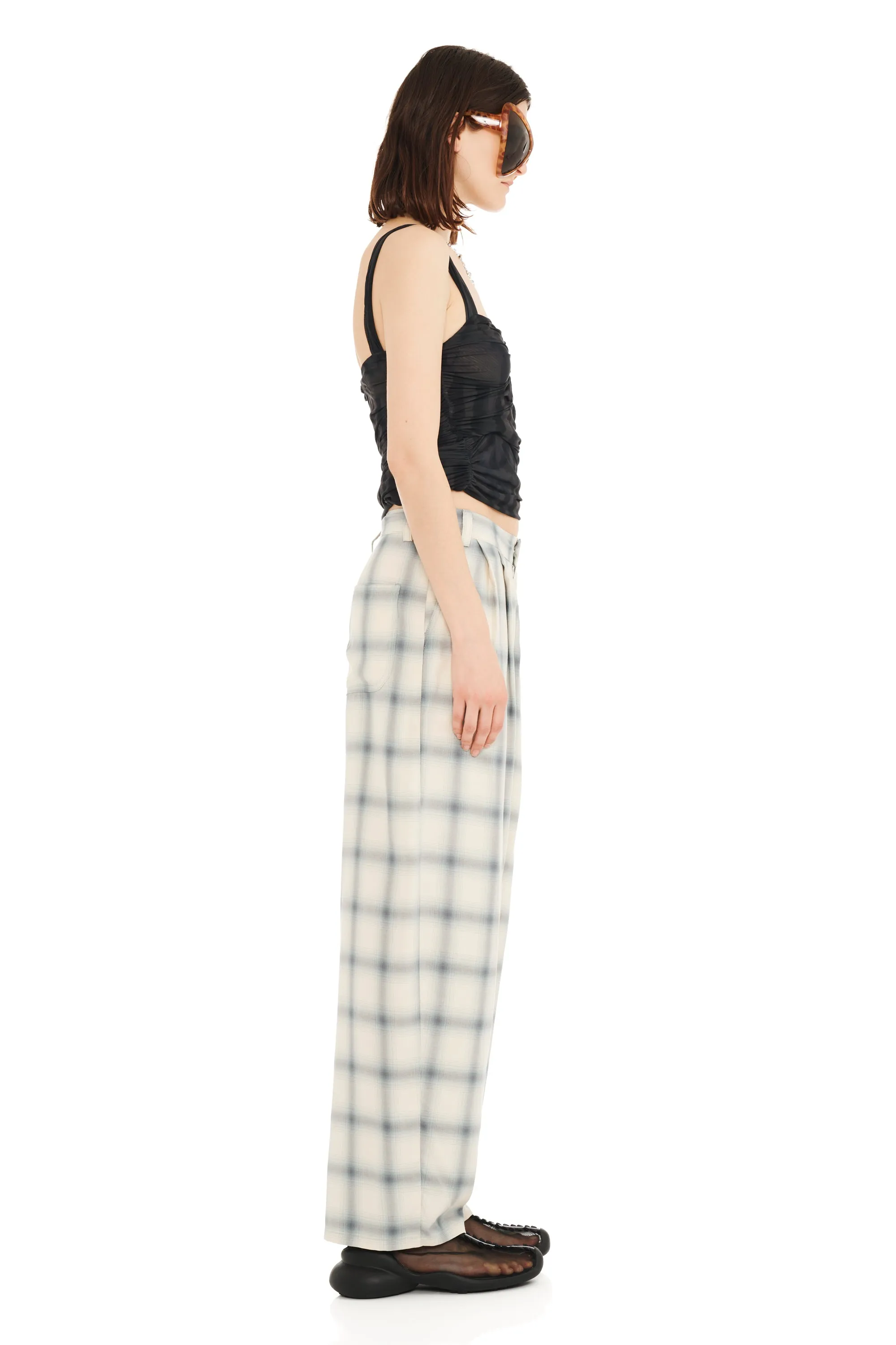 CLOUDY PLAID CATCHFLY PANT sold by Collina Strada product image thumbnail 3