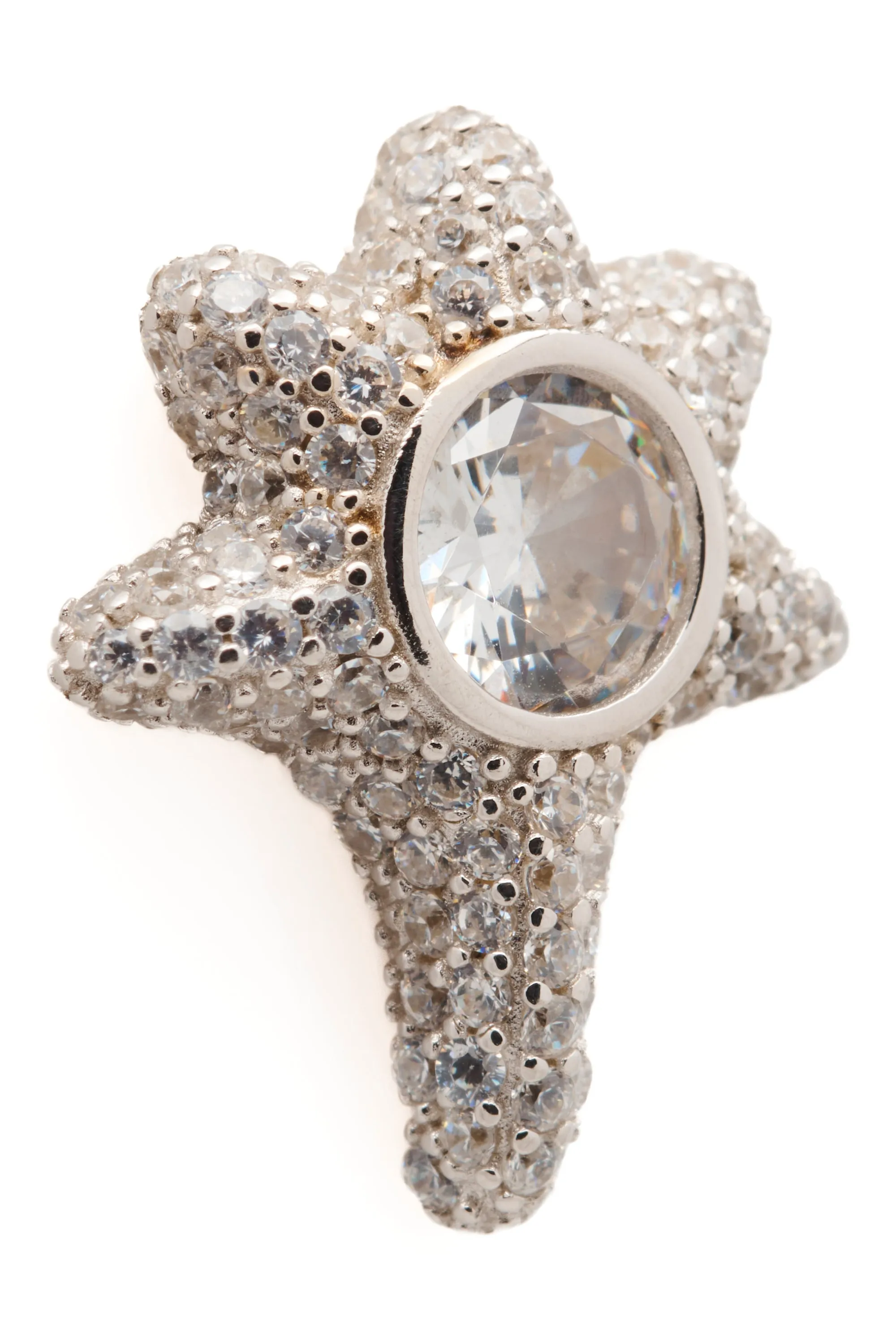 CRYSTAL CLEAR CORAL STUDS sold by Collina Strada product image thumbnail 3