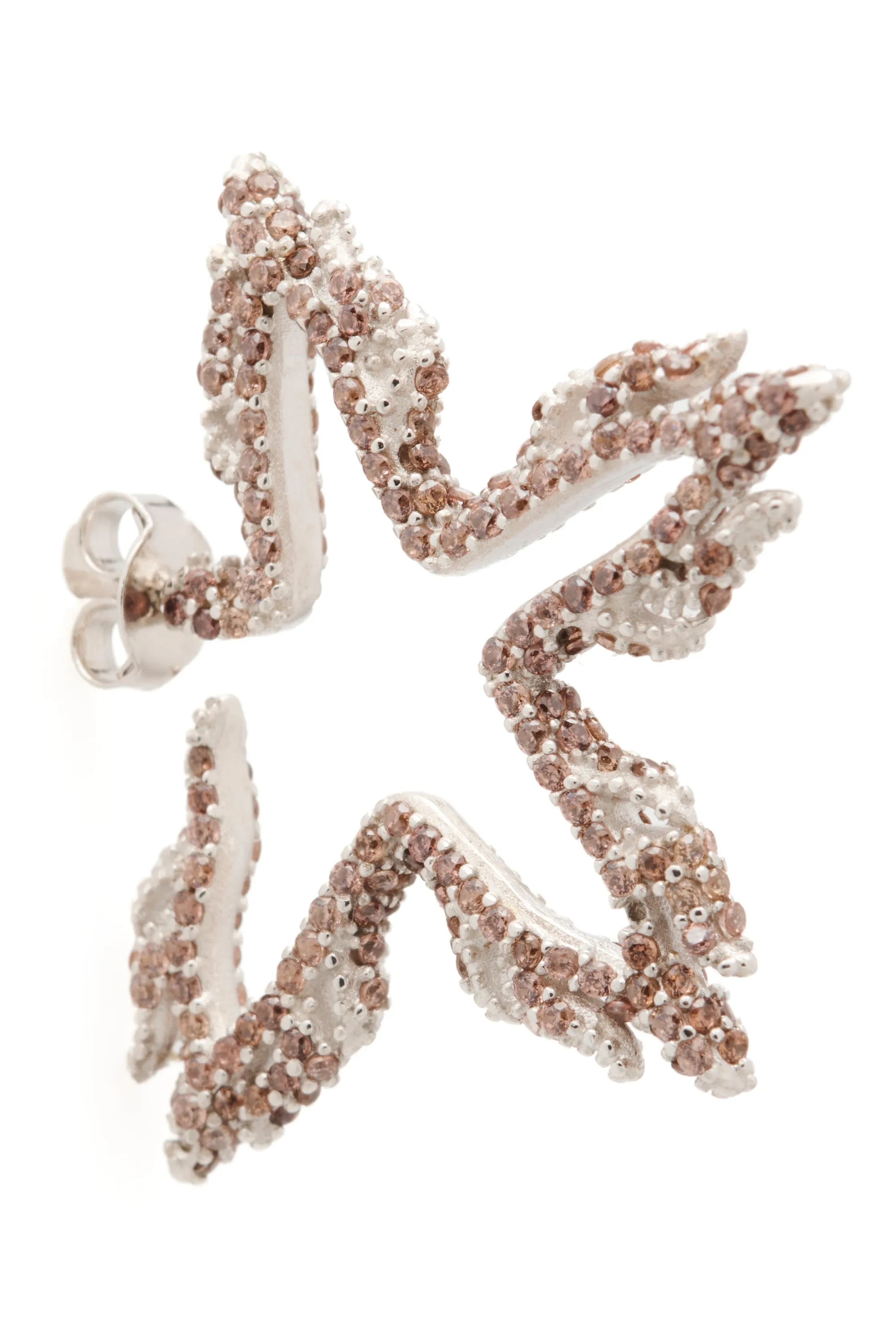 EARTH FLAME STAR EARRINGS sold by Collina Strada product image thumbnail 2