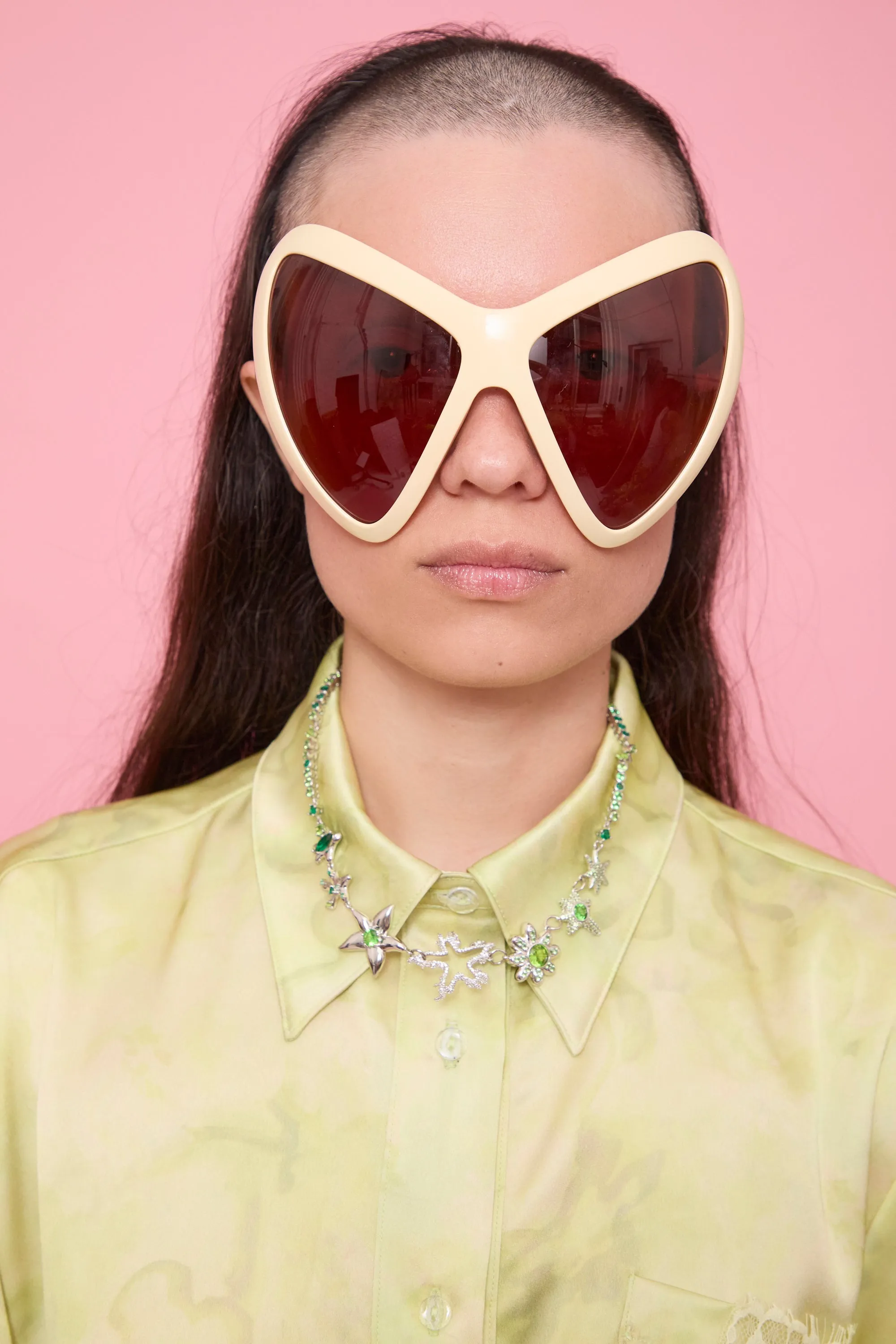 APPLE GREEN STAR FLAME CONSTELLATION NECKLACE sold by Collina Strada product image thumbnail 2