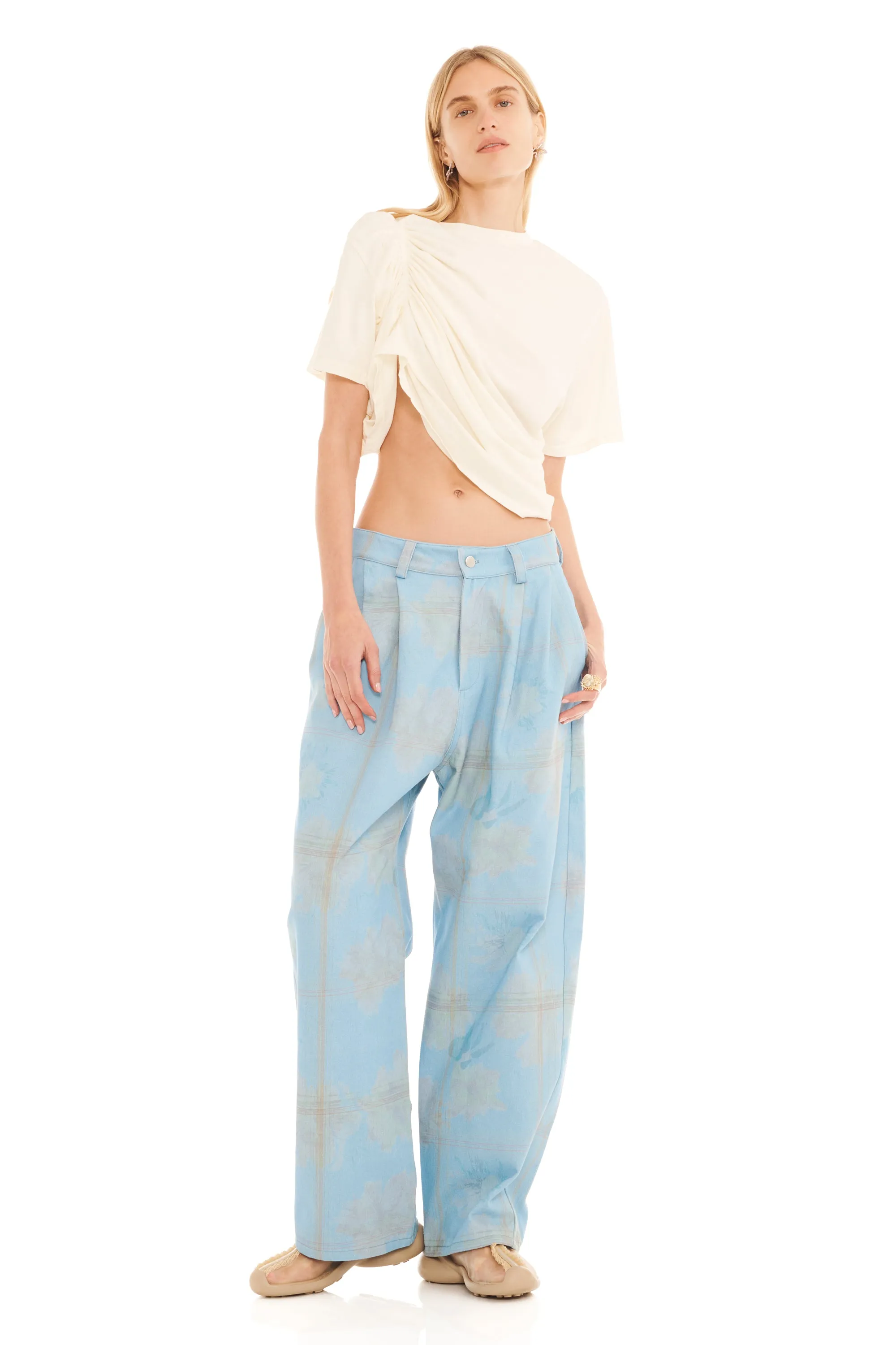 DENIM PICNIC CATCHFLY PANT sold by Collina Strada product image thumbnail 3