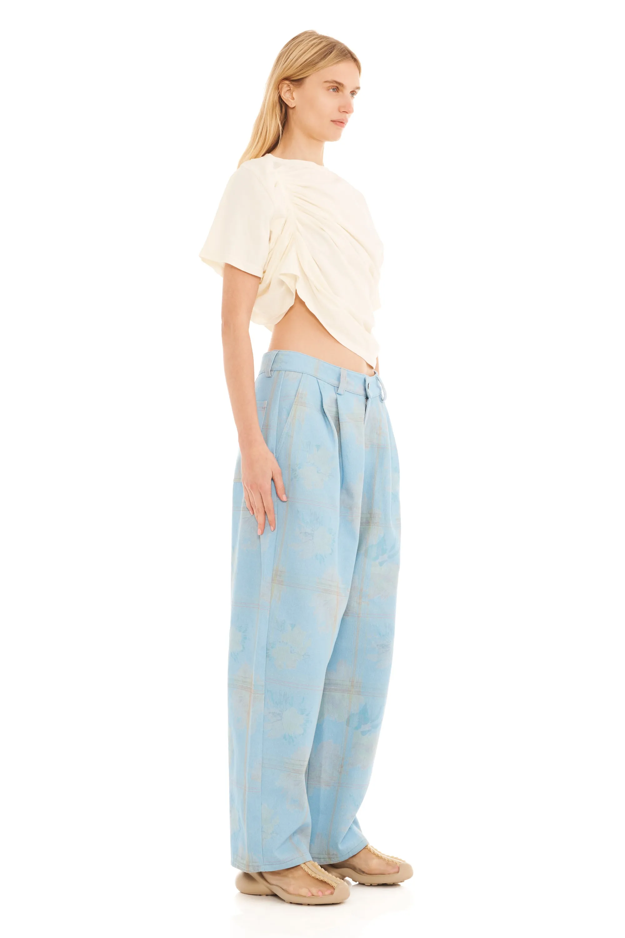 DENIM PICNIC CATCHFLY PANT sold by Collina Strada product image thumbnail 5