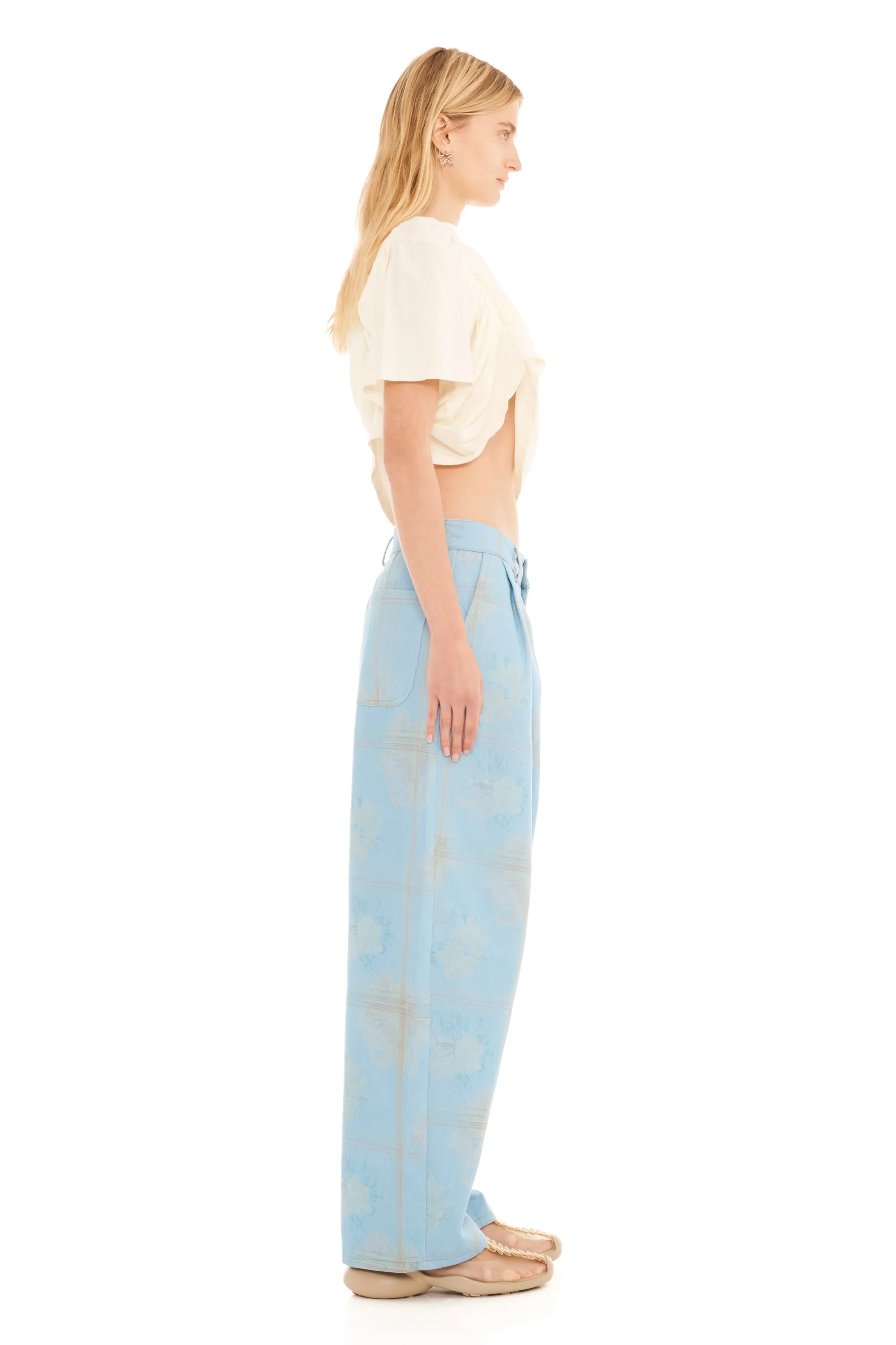 DENIM PICNIC CATCHFLY PANT sold by Collina Strada product image thumbnail 4