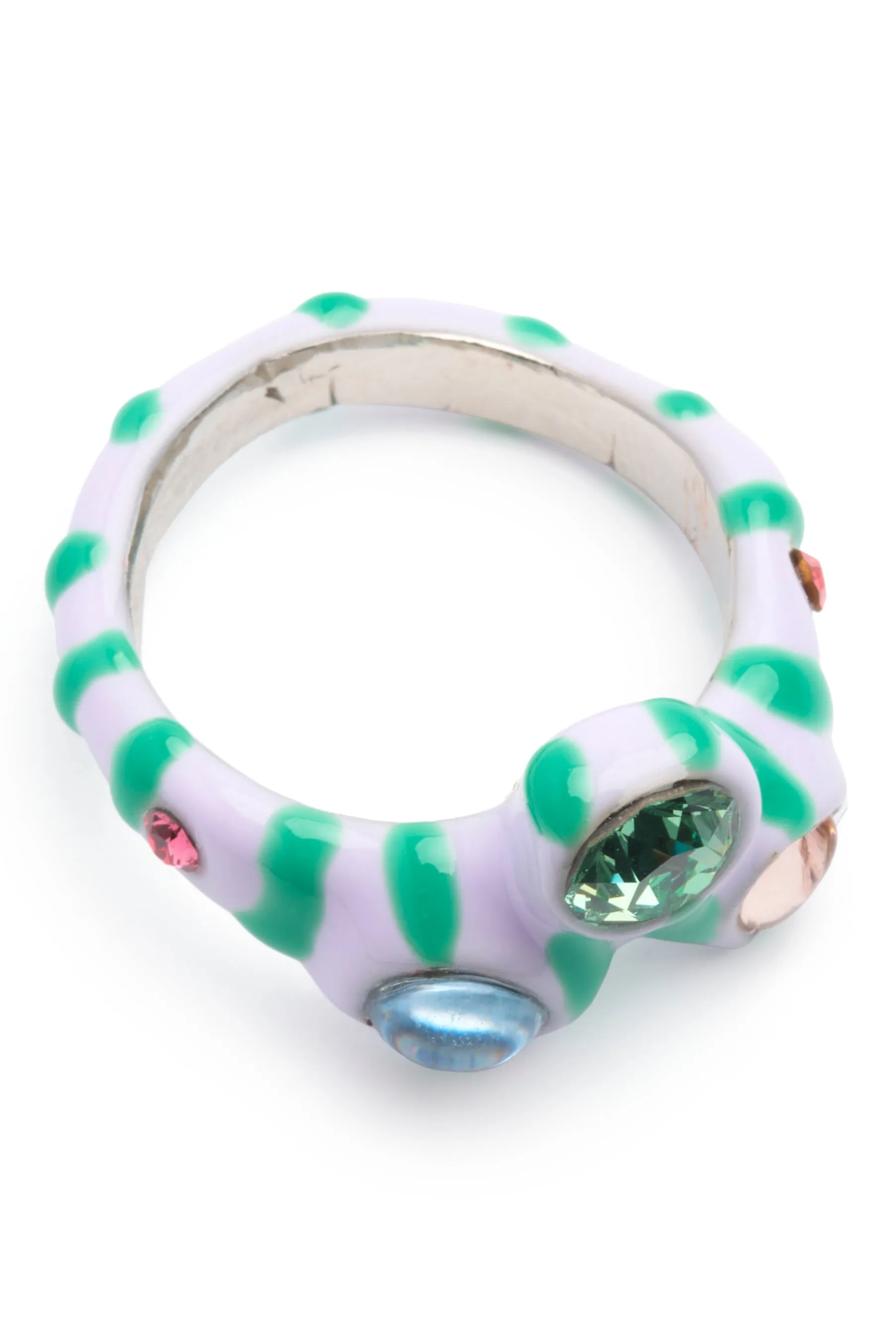 LILAC STRIPE FLORENCE RING sold by Collina Strada product image thumbnail 4