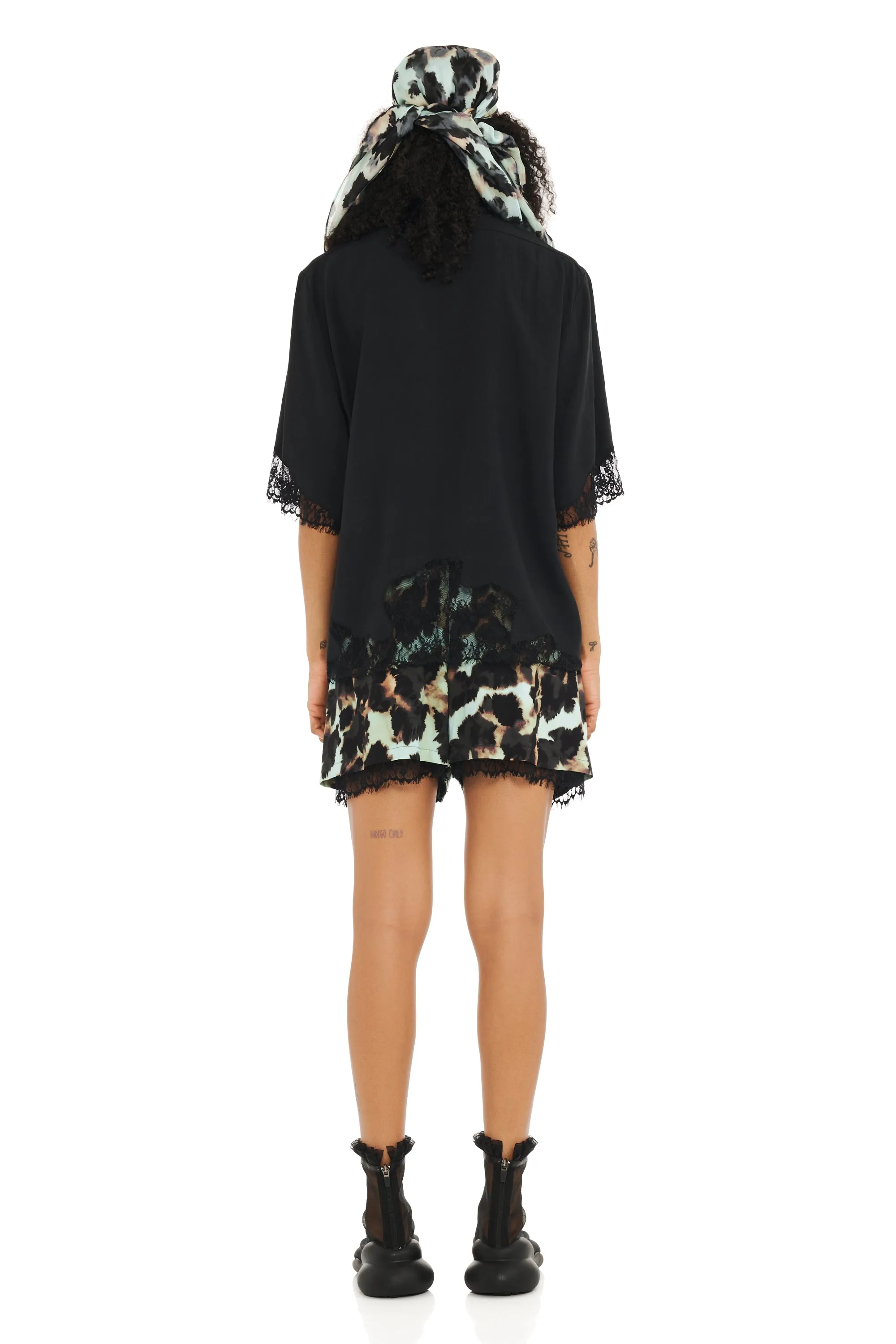 BLACK ANEMONE BUTTON UP sold by Collina Strada product image thumbnail 5