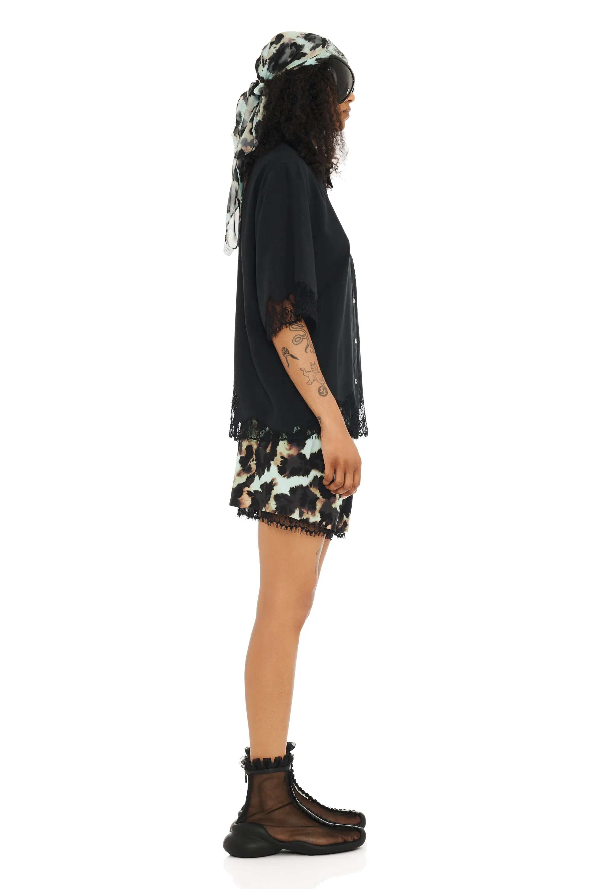 BLACK ANEMONE BUTTON UP sold by Collina Strada product image thumbnail 4