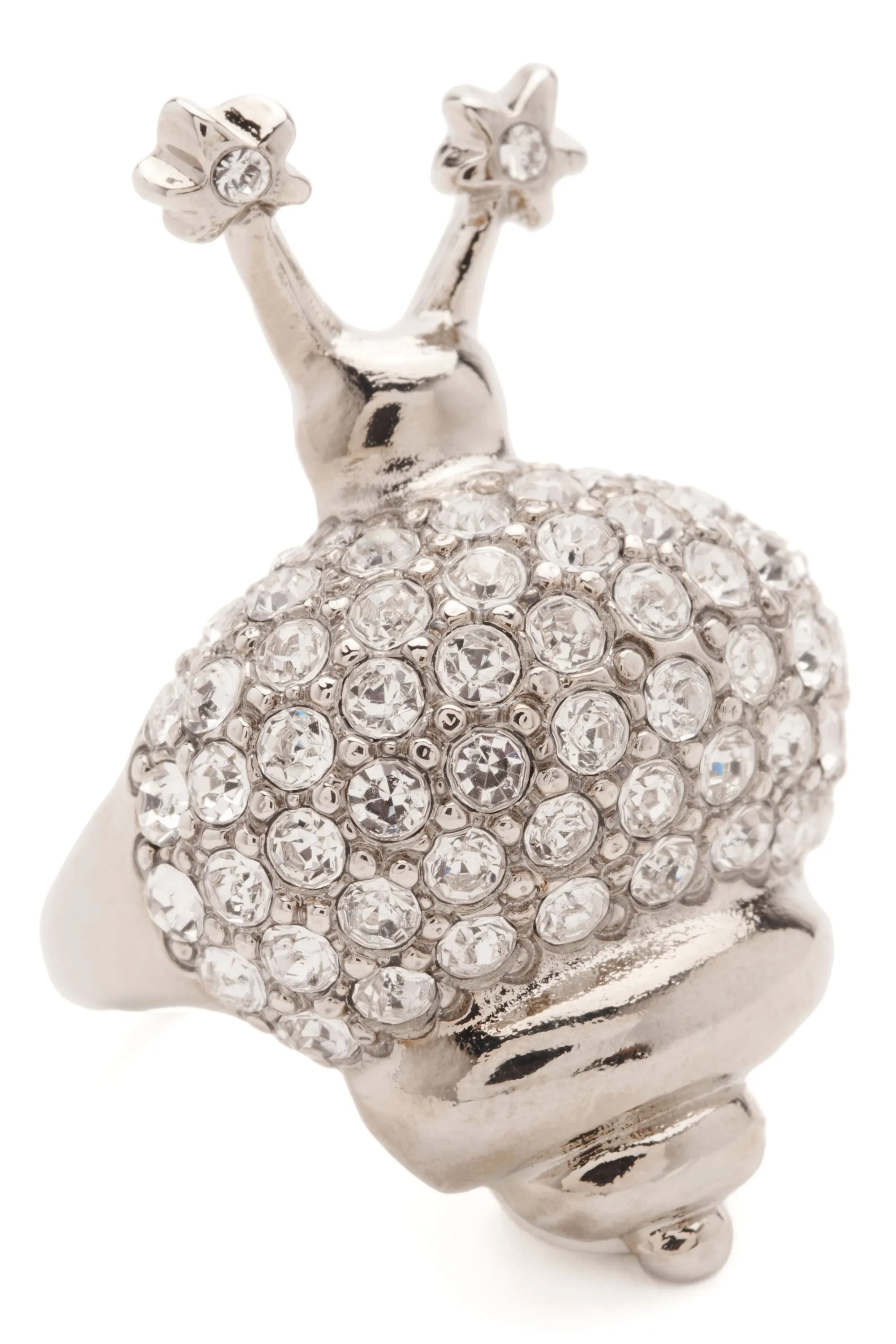 CRYSTAL CLEAR SNAIL RING sold by Collina Strada product image thumbnail 2