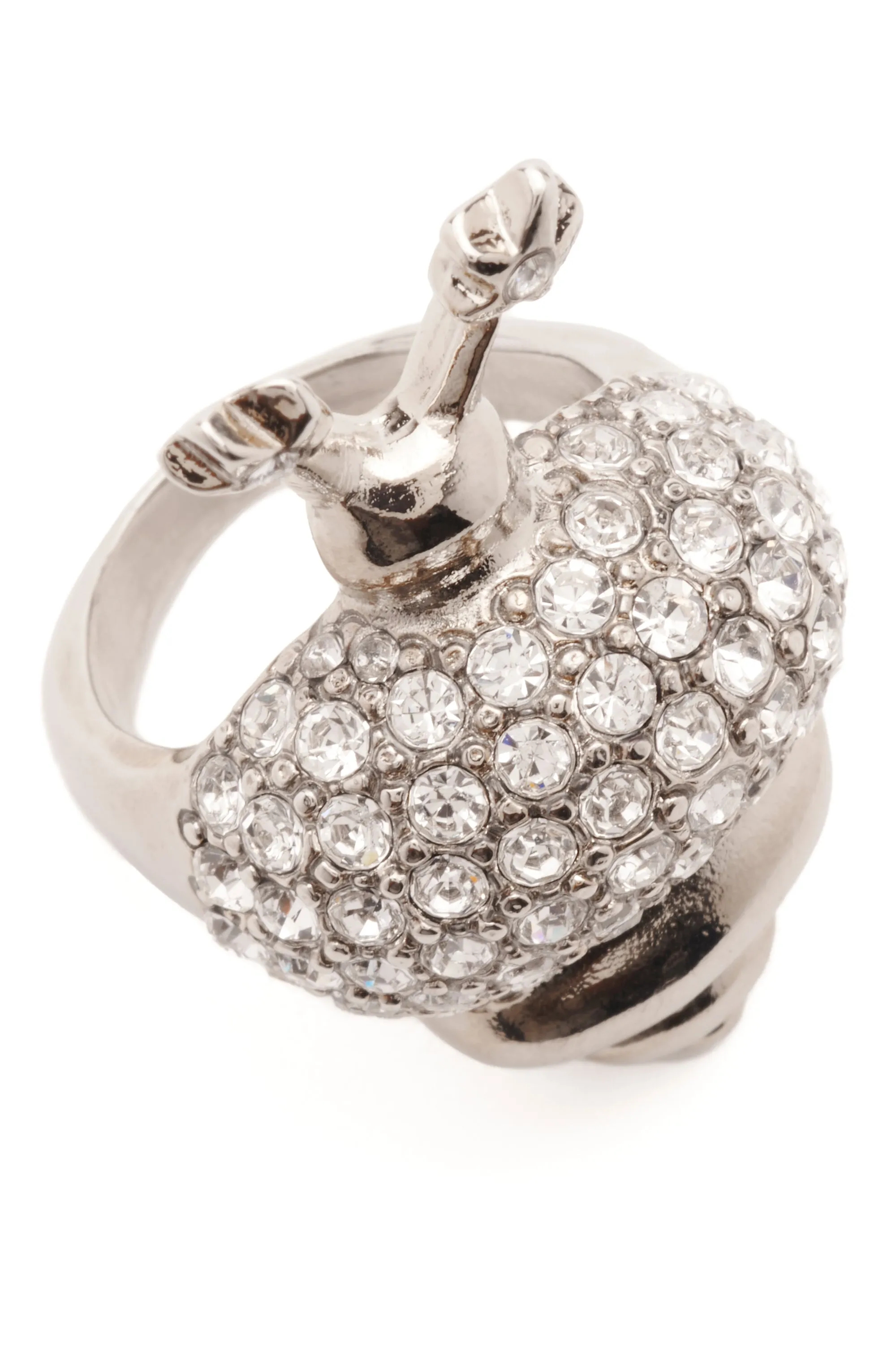 CRYSTAL CLEAR SNAIL RING sold by Collina Strada product image thumbnail 3