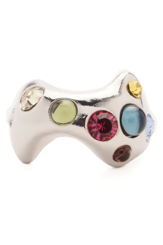 MULTI-COLORED BAT RING sold by Collina Strada