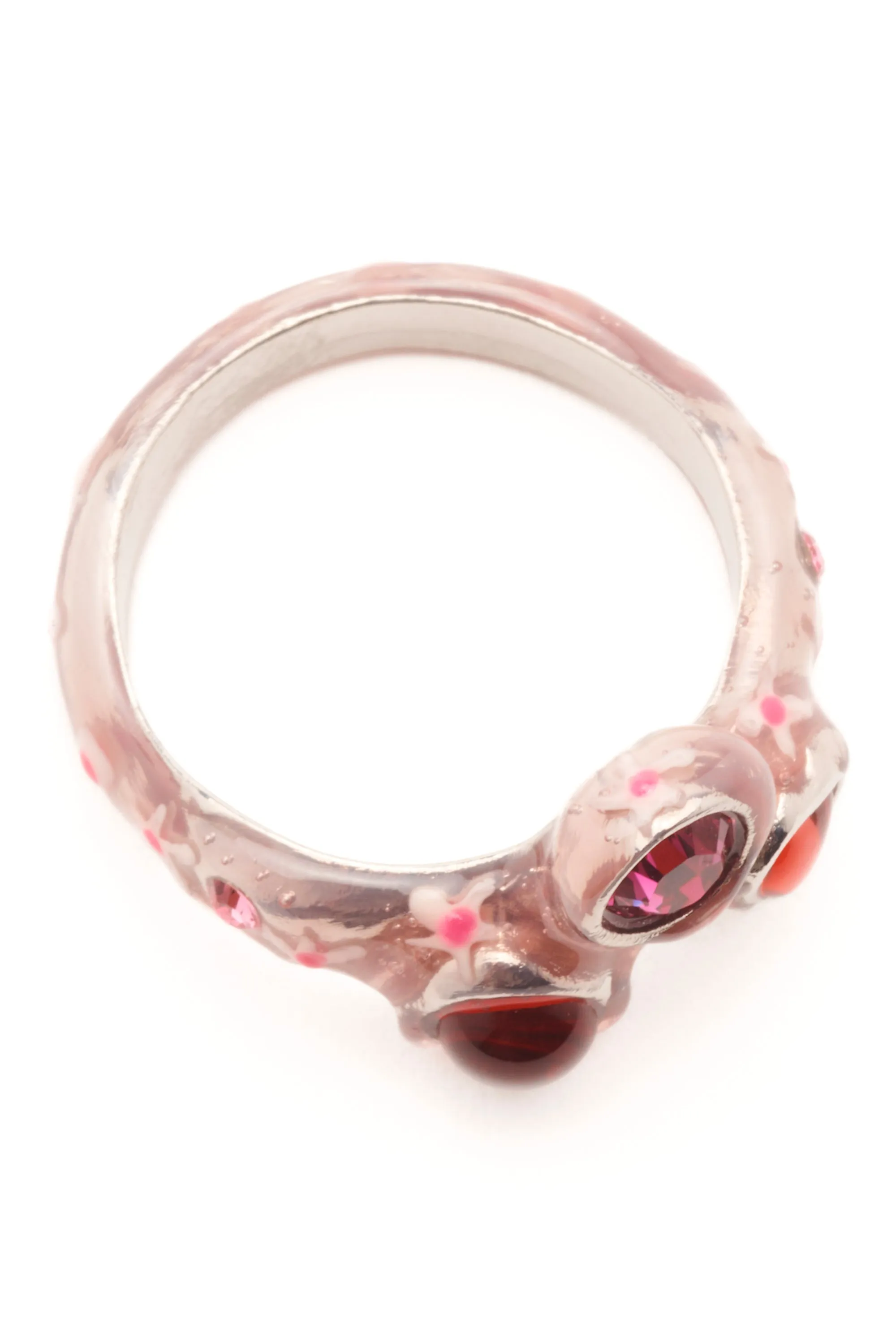 PINK FLOWERS FLORENCE RING sold by Collina Strada product image thumbnail 3